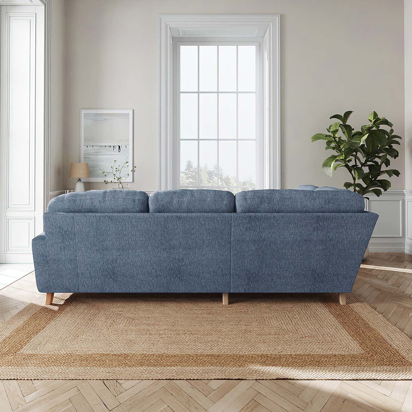 Slub Faux Linen Fabric Sample