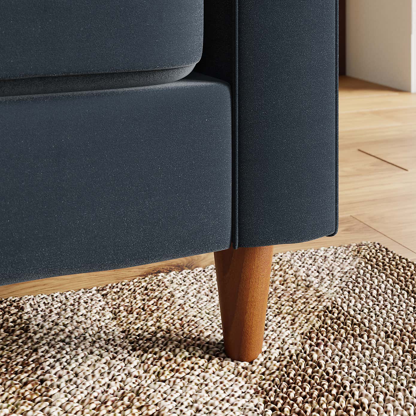 Zoe Casual Sit Velvet 3 Seater Sofa Bed