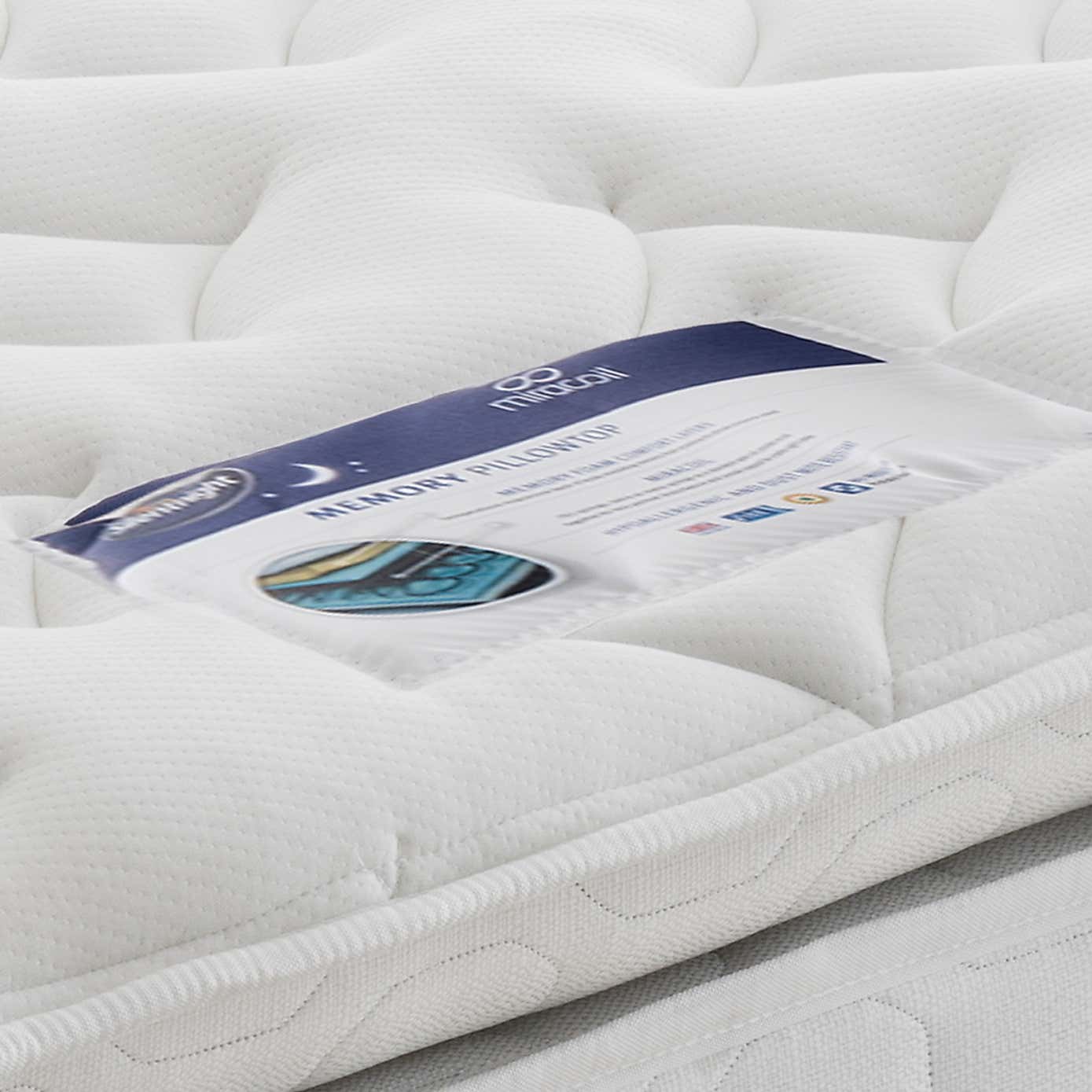 Silentnight Miracoil Memory Pillowtop Mattress