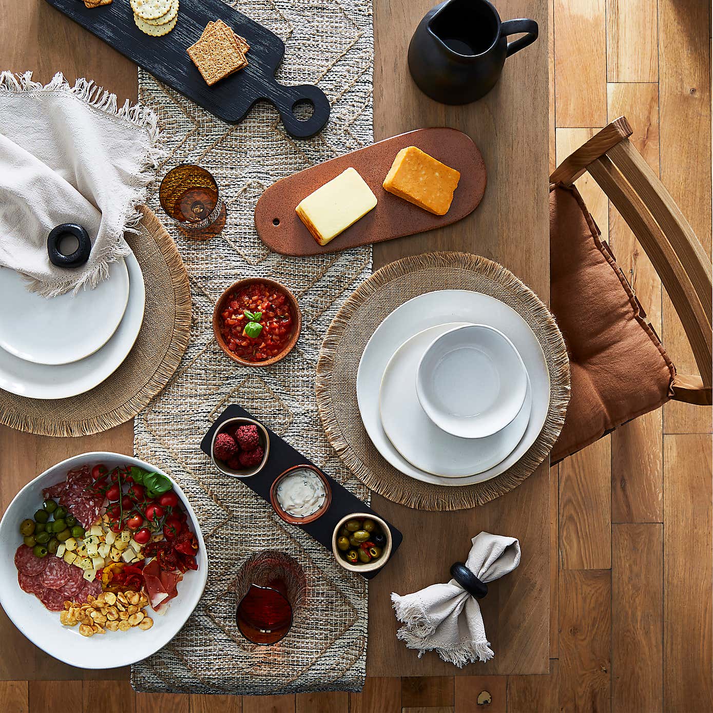 Black Wooden Serveboard