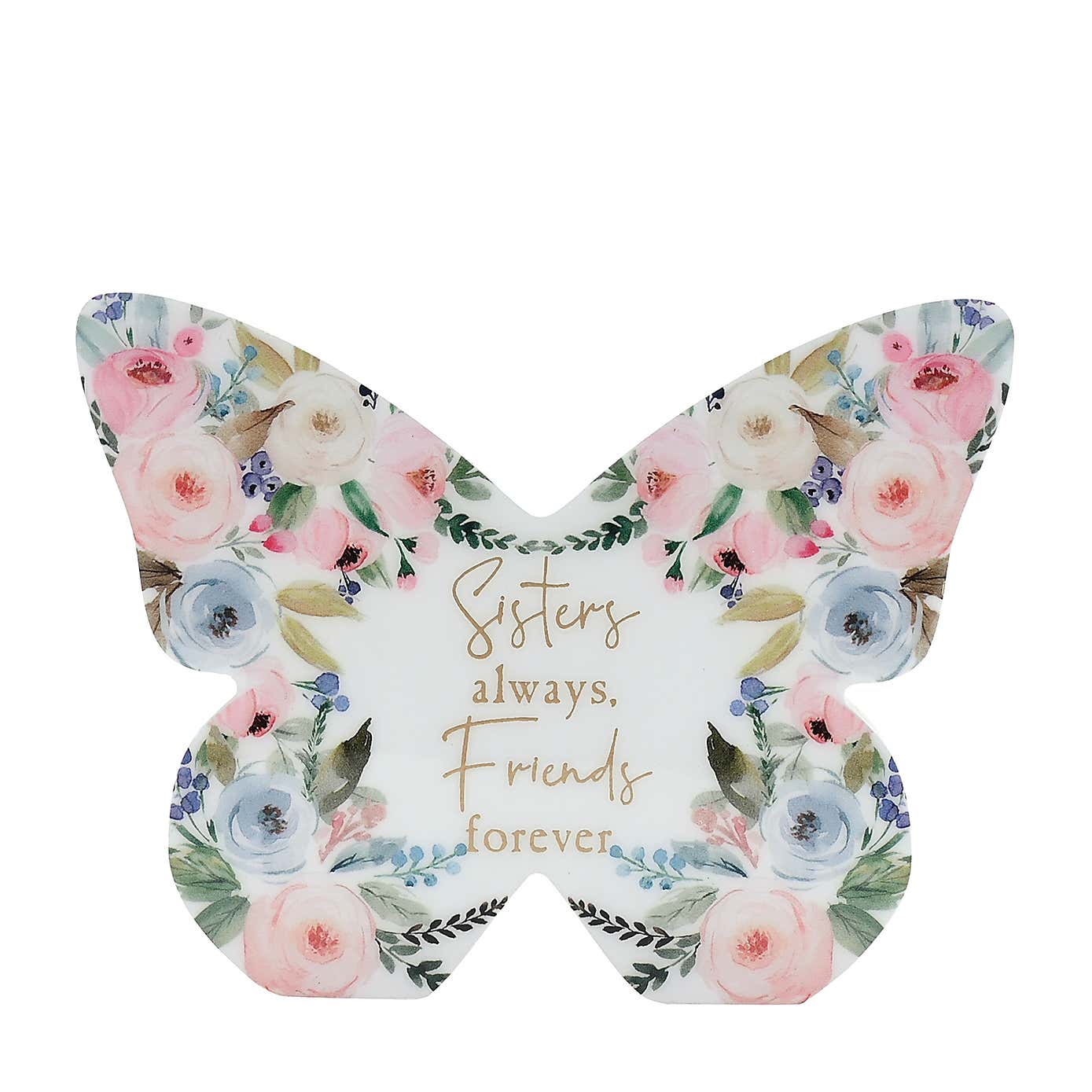 The Cottage Garden Sister Butterfly Plaque