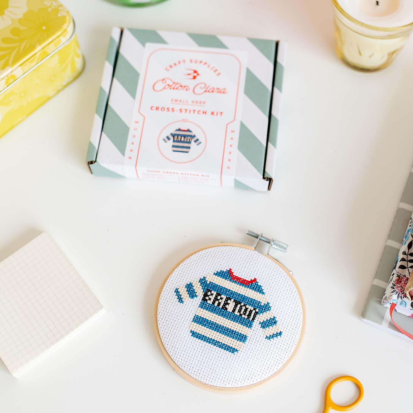 Cotton Clara Breton Cross Stitch Kit