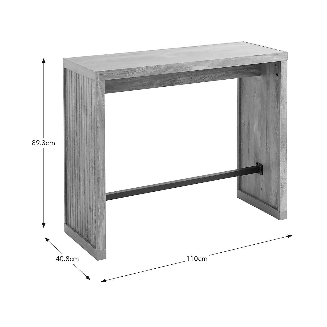 Bryant Bar Table Mango Wood Effect