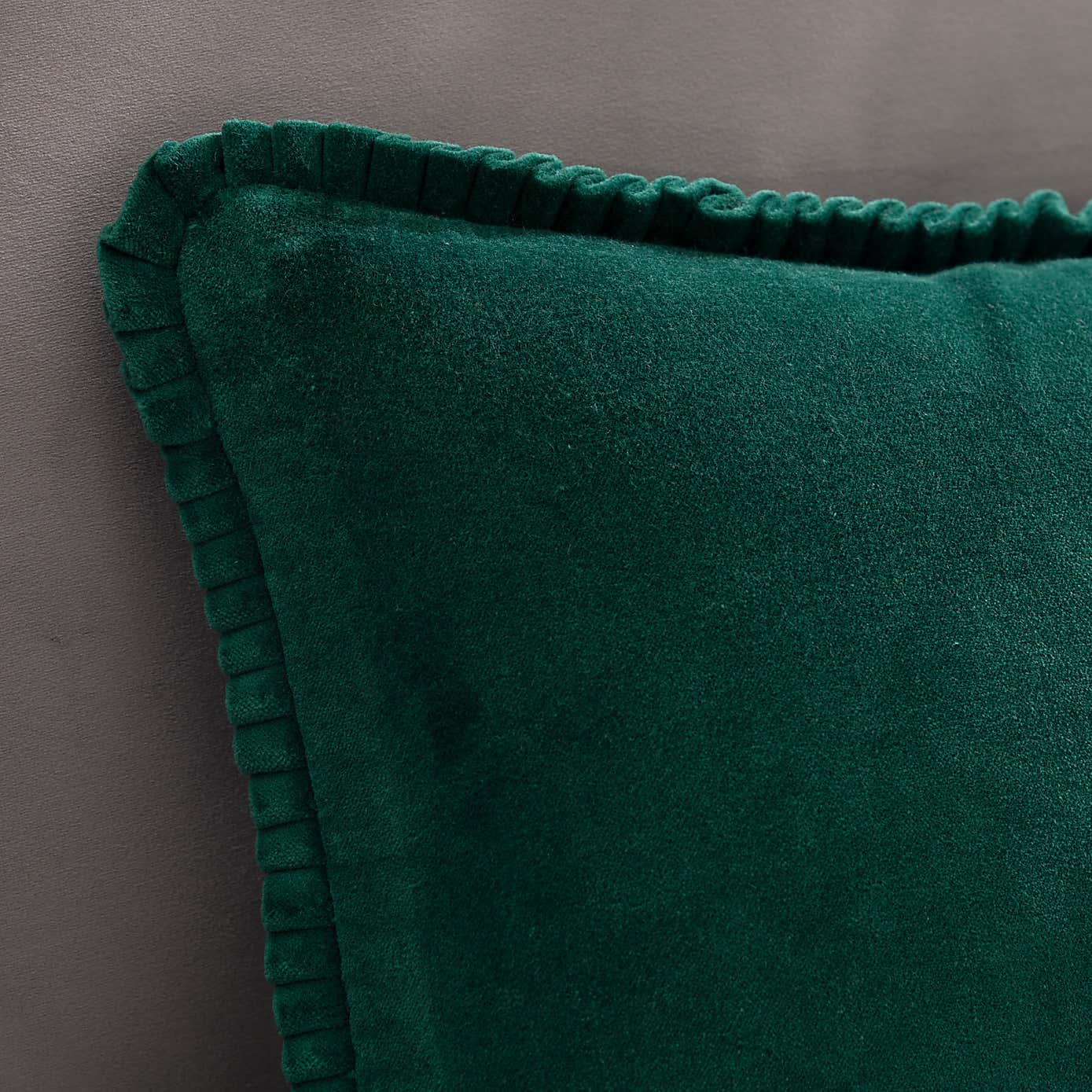 Clara Pleated Cotton Rectangle Cushion