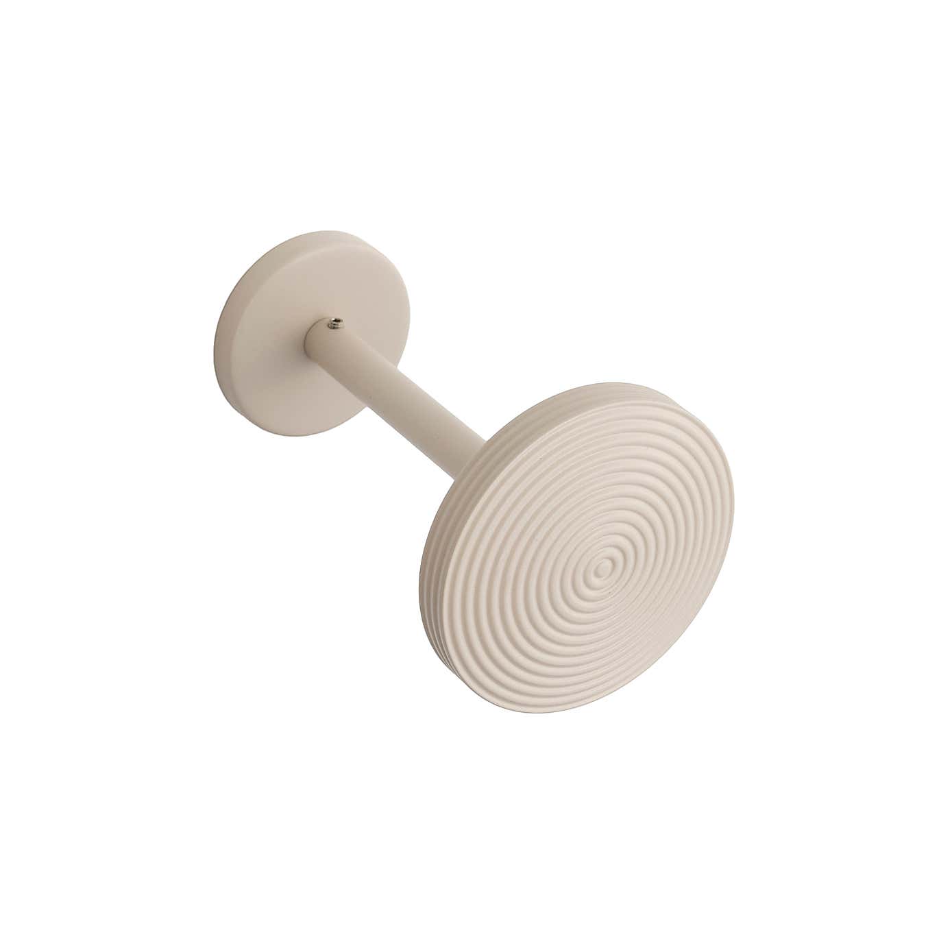 Ribbed Metal Curtain Holdbacks