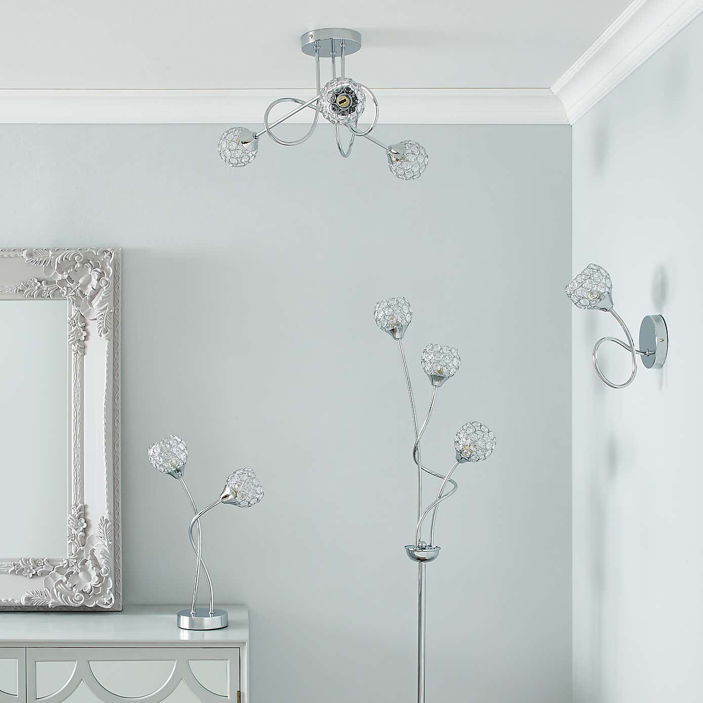 Portia 3 Light Ceiling Fitting