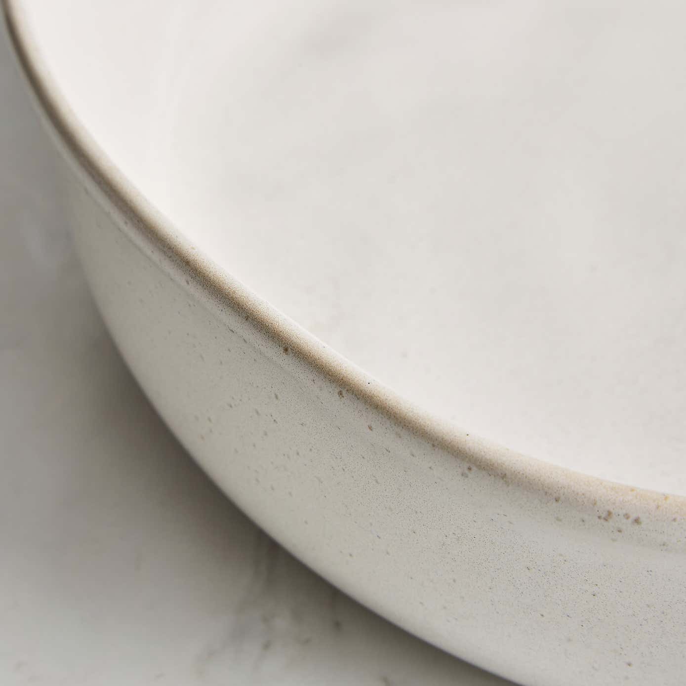 Amalfi White Serving Bowl