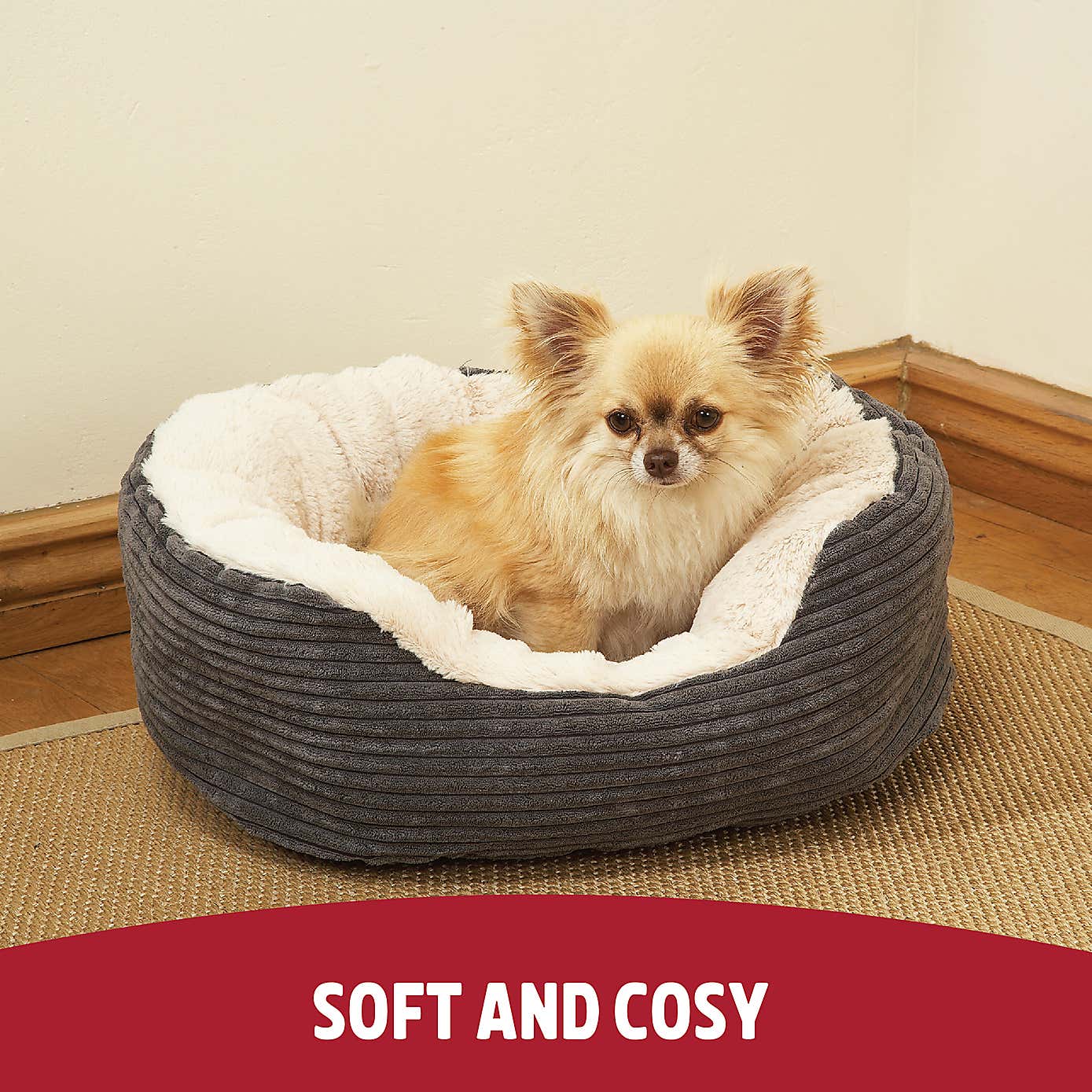 Rosewood Jumbo Cord Pet Bed