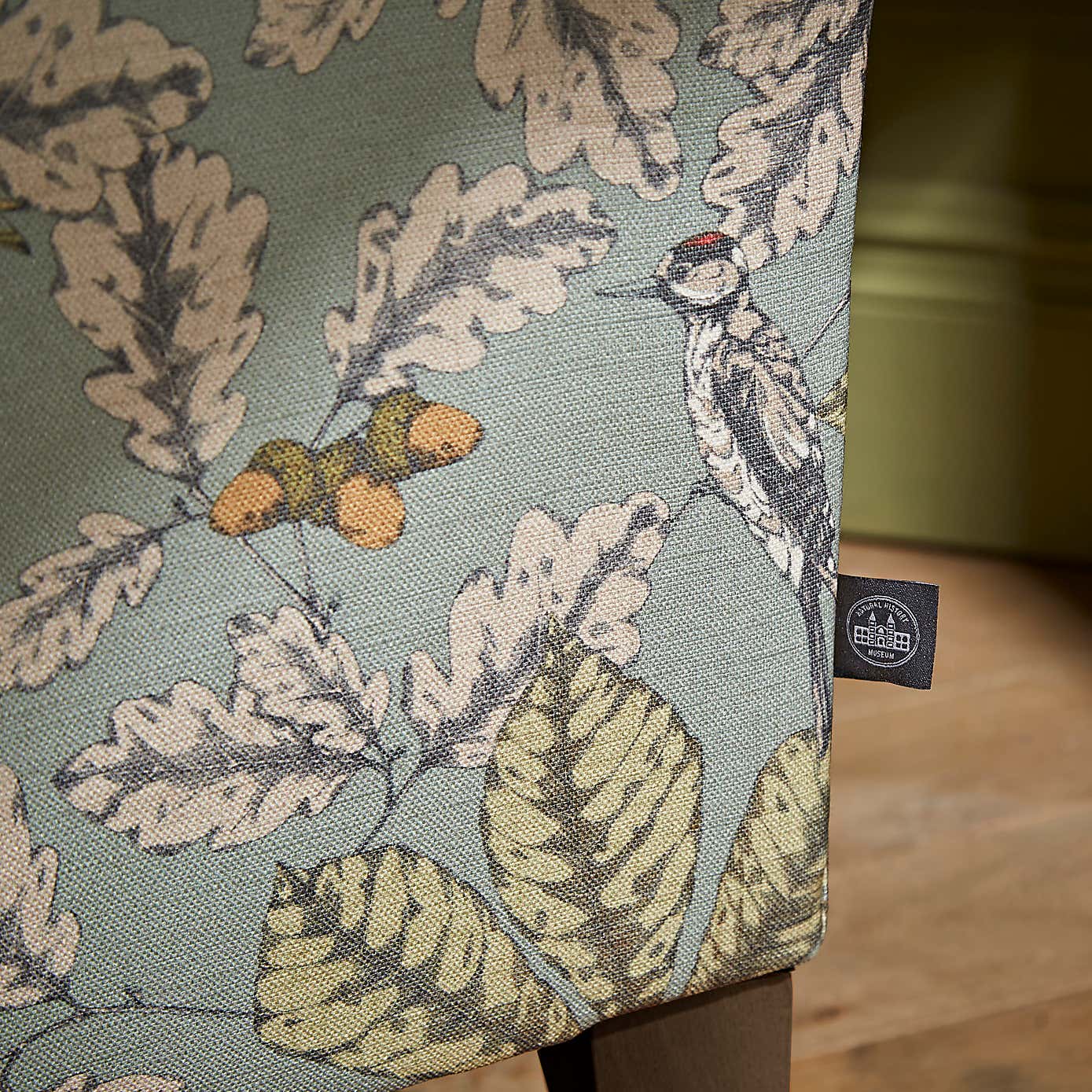 Bibury Button Back Chair Arboretum Print