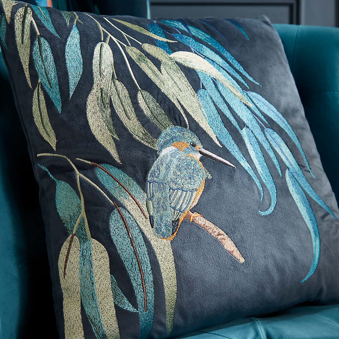 Kingfisher Cushion