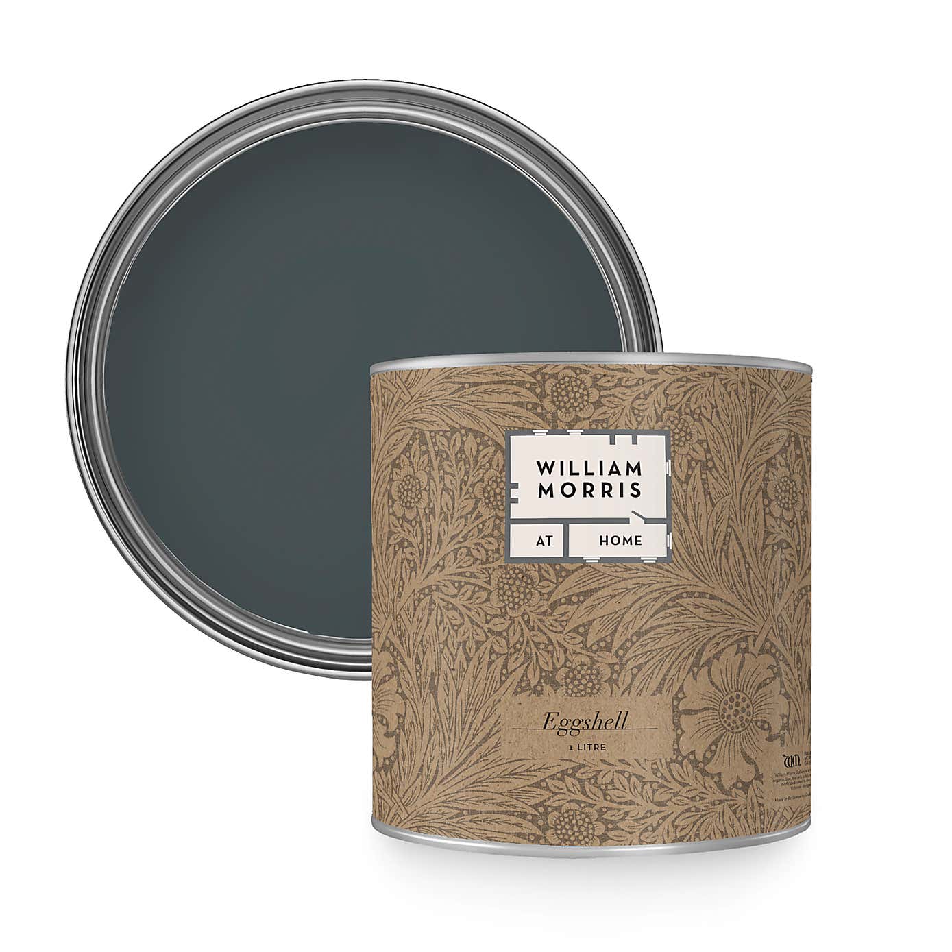 William Morris At Home Blotted Blue Eggshell Paint