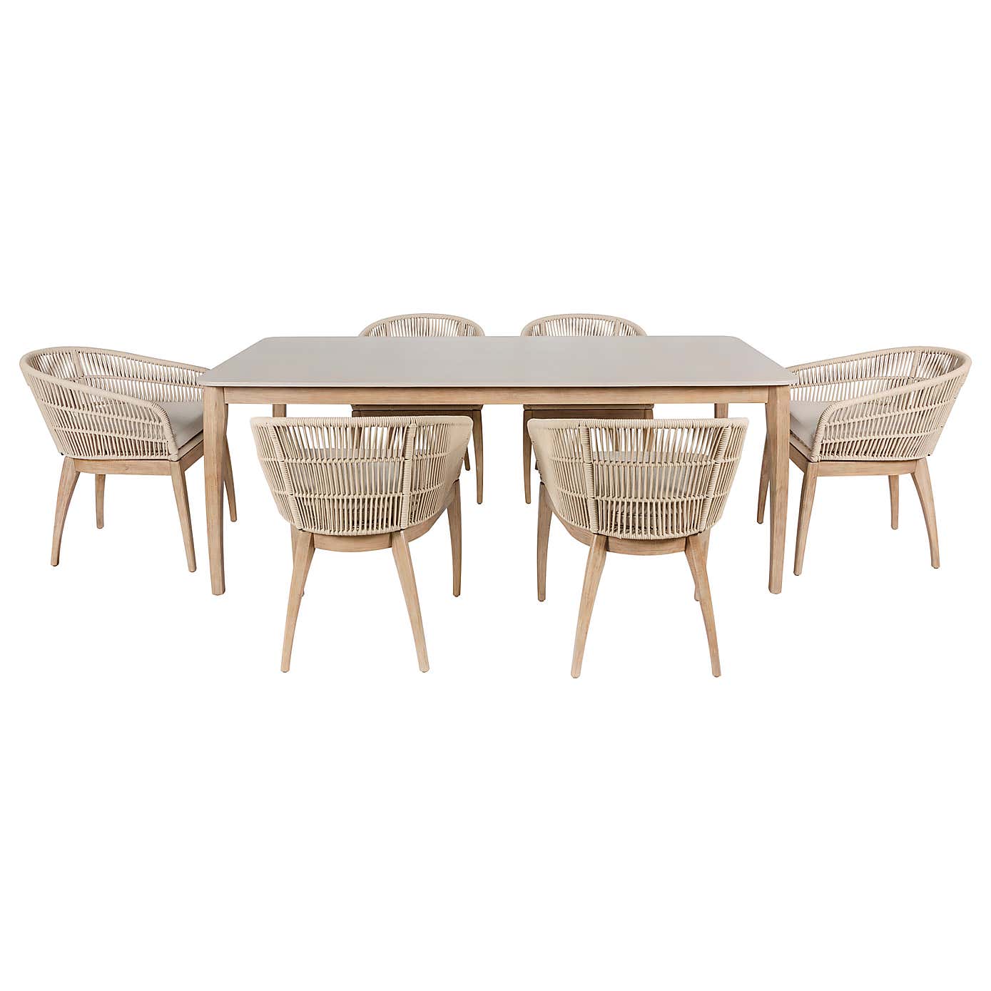 Pacific Lifestyle Moeven Outdoor 6 Seater Dining Set