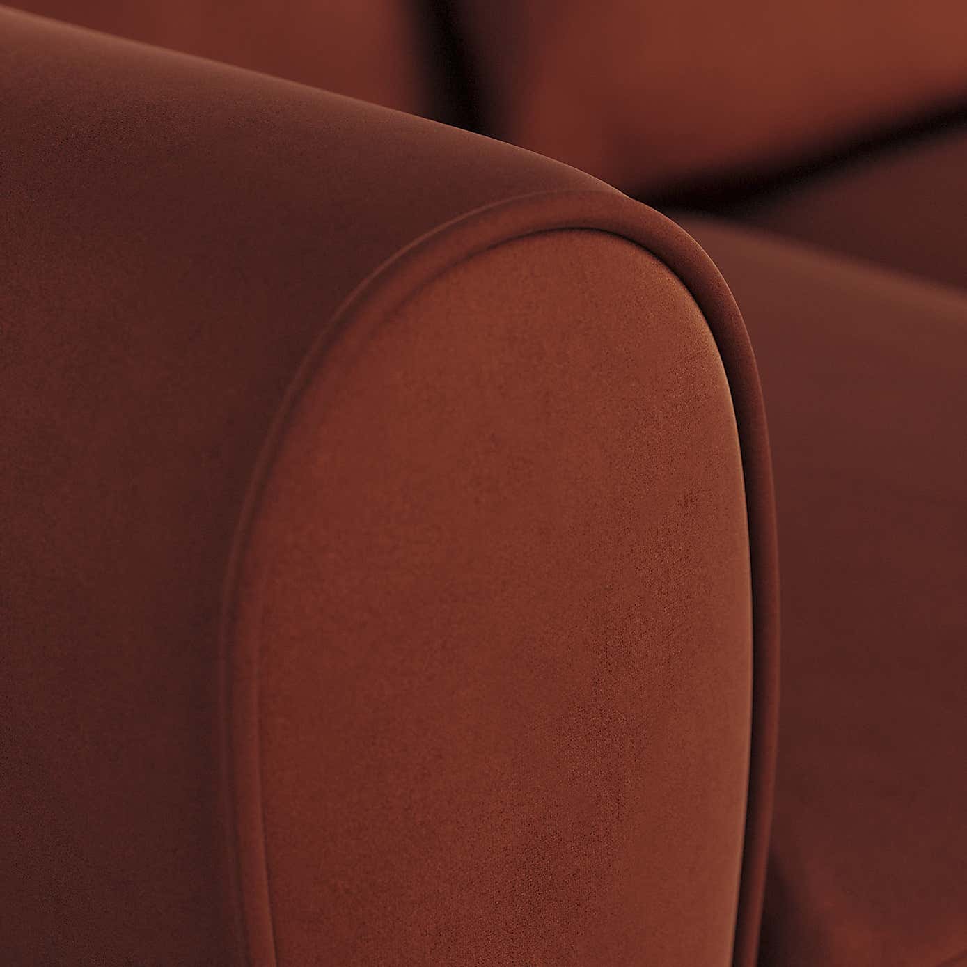 Blake Curved Arm Opulent Velvet Corner Chaise Sofa