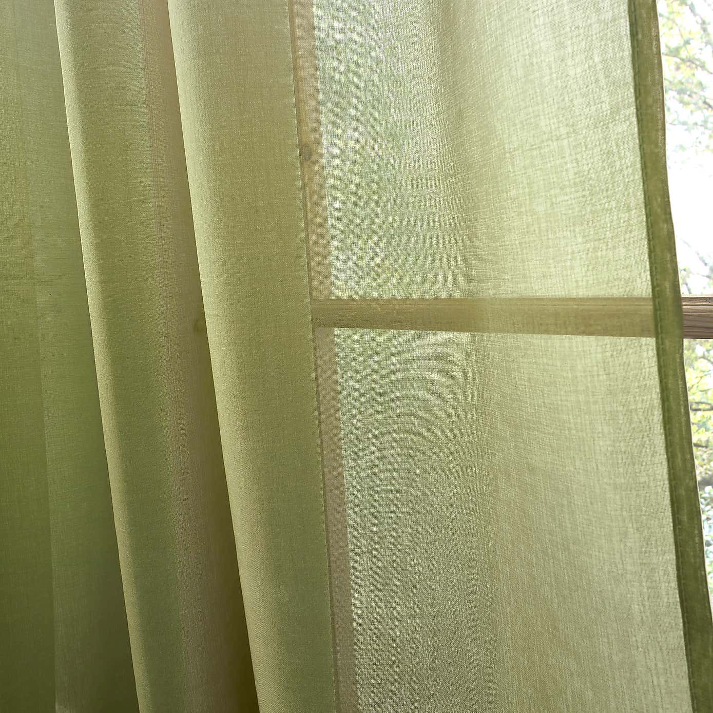 Ombre Slot Top Single Voile Panel