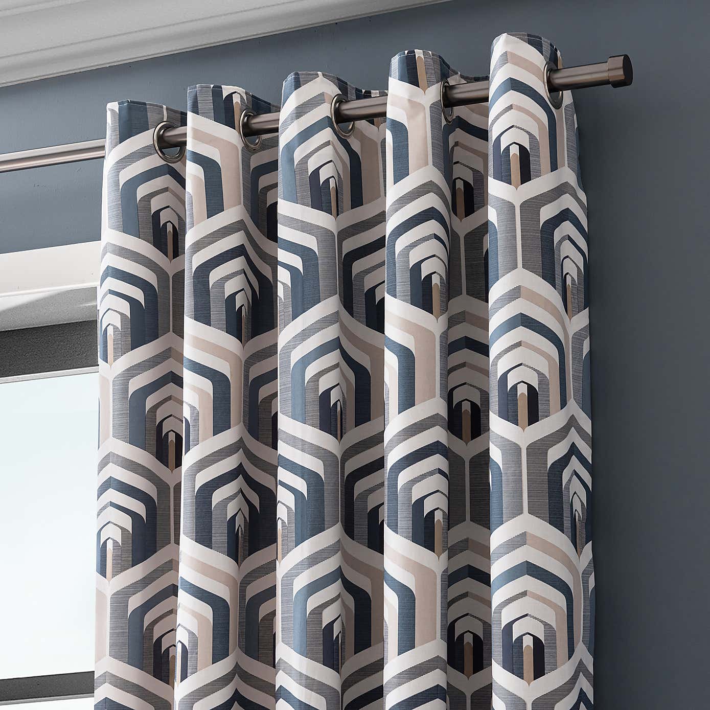 Elements Archer Blackout Eyelet Curtains