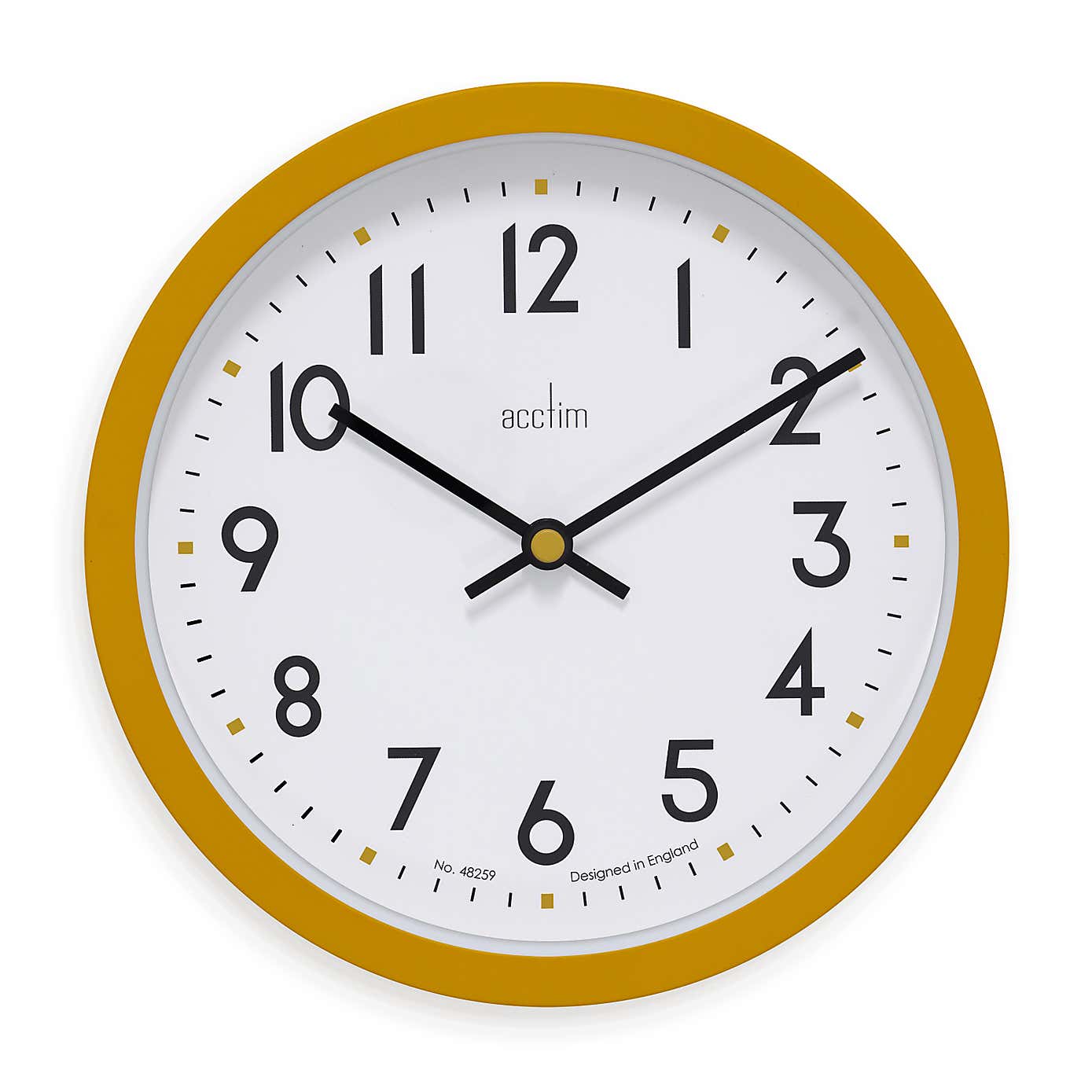 Acctim Elstow Retro Kitchen Wall Clock Quartz 20cm