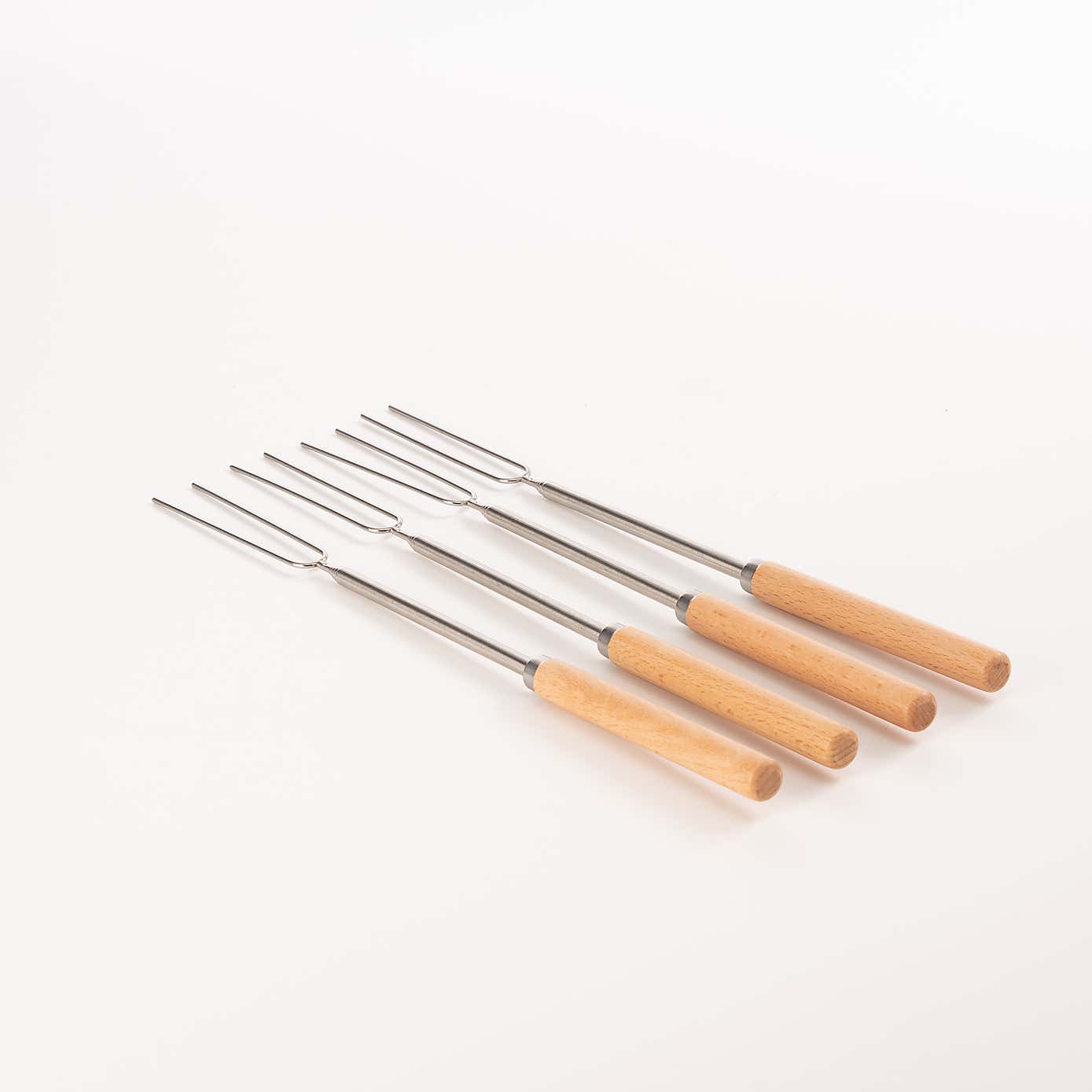 Set of 4 Extendable Marshmallow Sticks