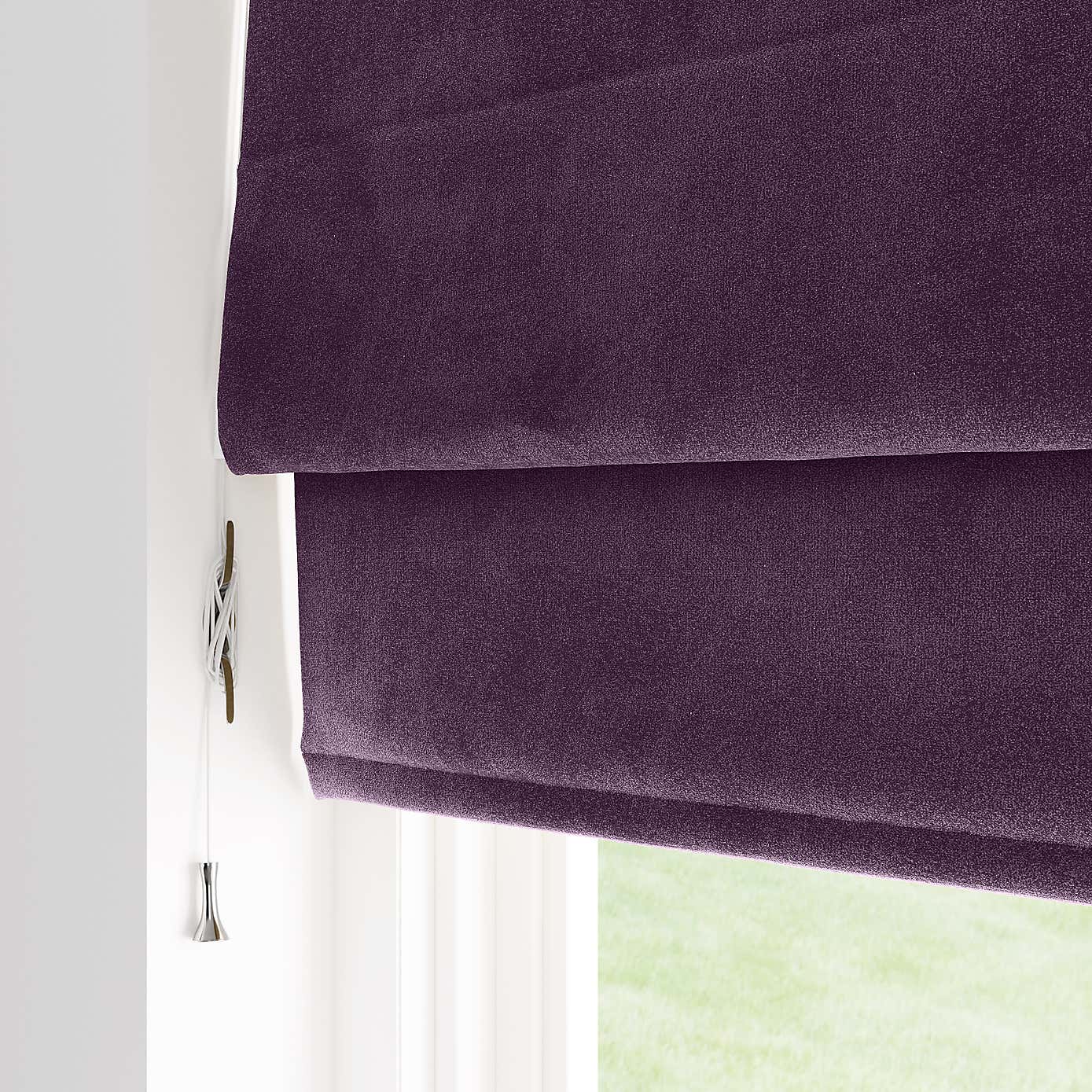 Recycled Velour Roman Blind