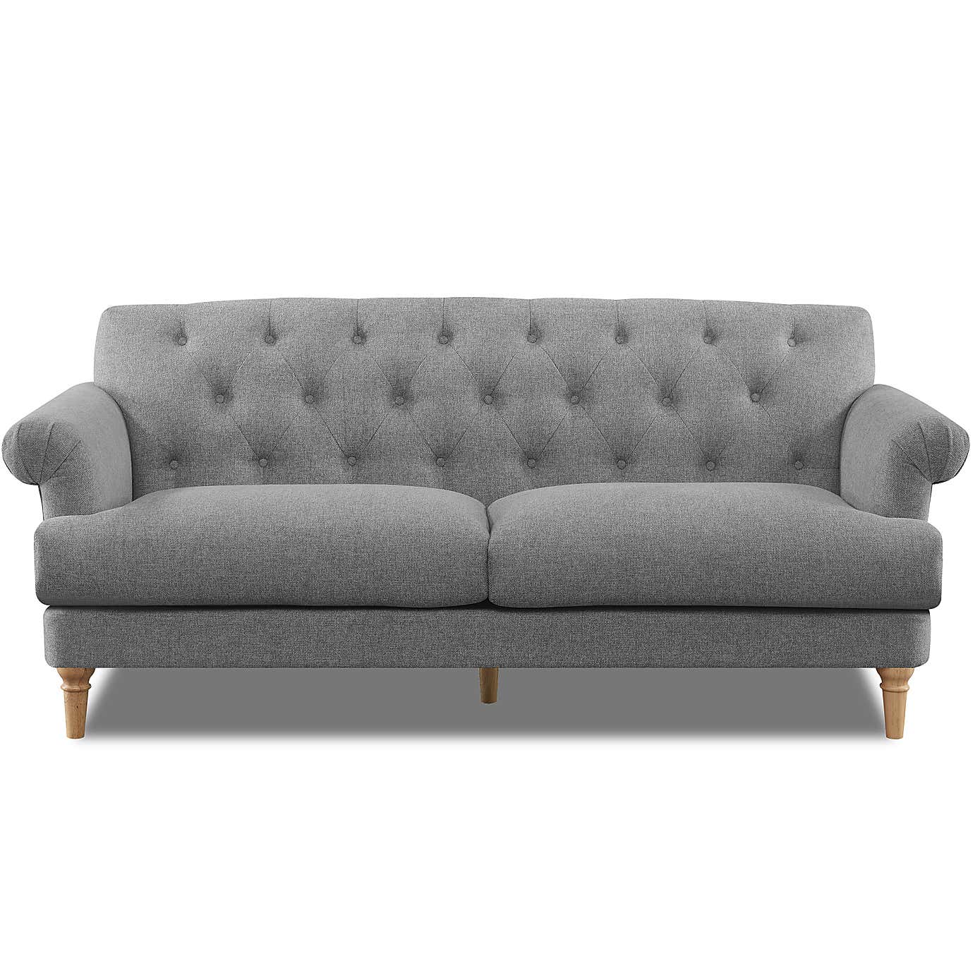 Trance Fabric 3 Seater Sofa