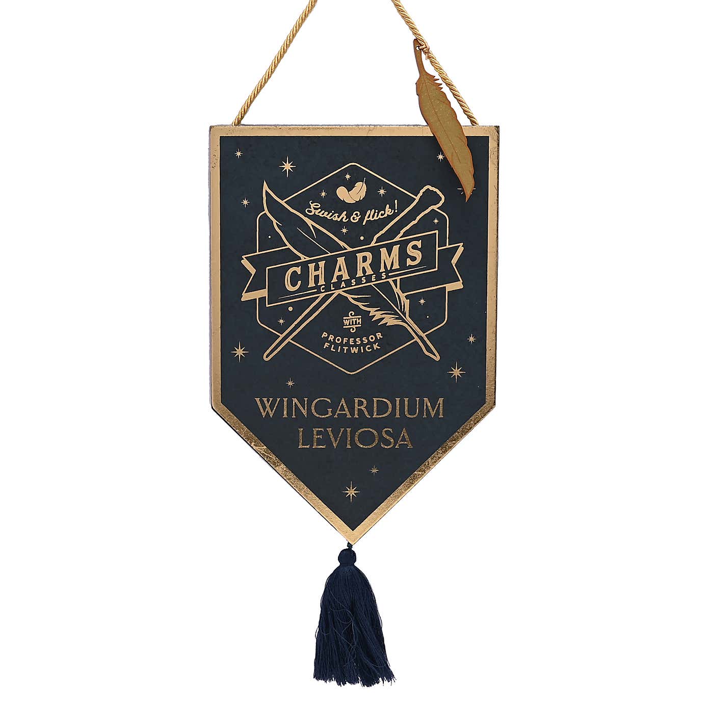 Harry Potter Wingardium Leviosa Hanging Plaque