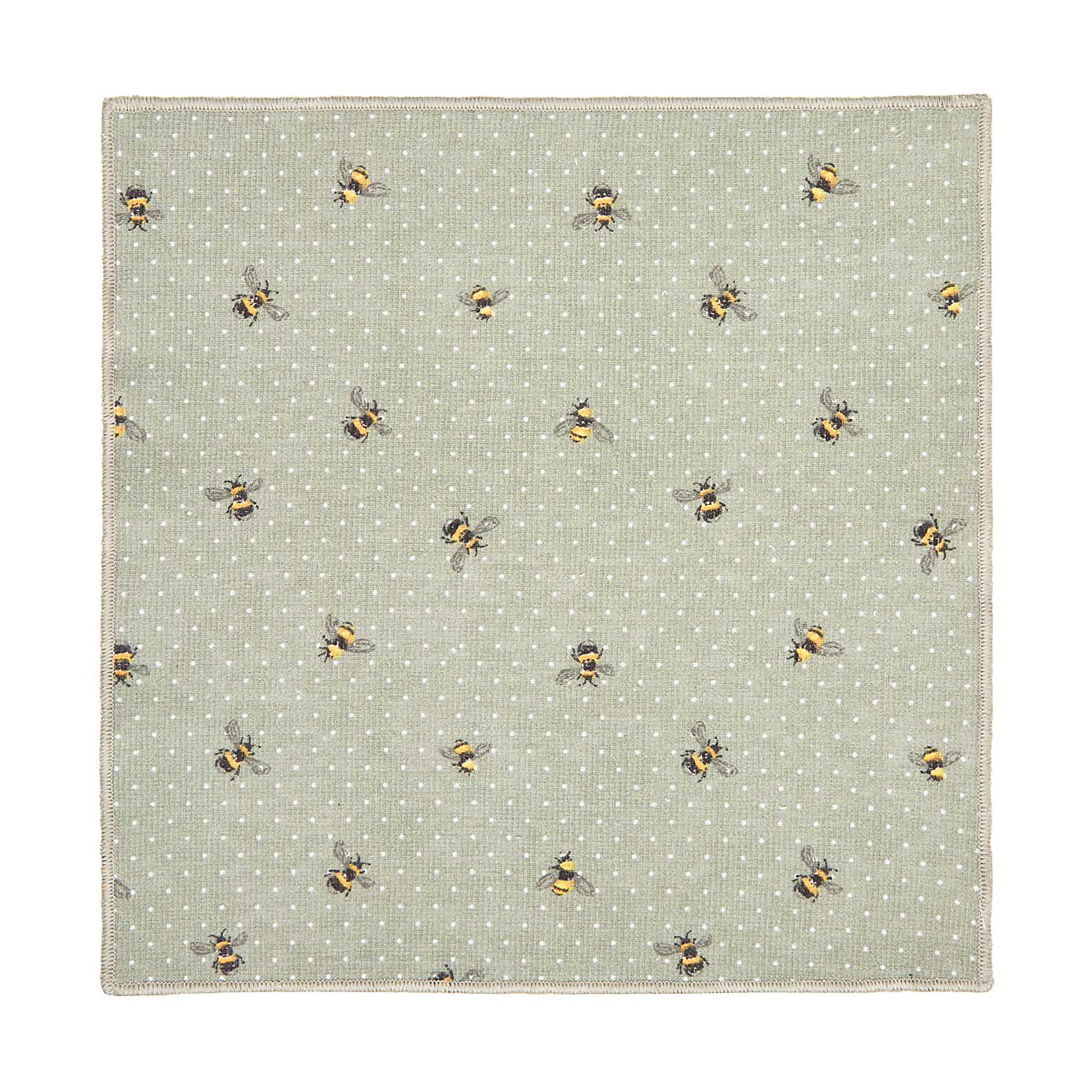 Pack of 4 Sage Bee Dishcloths