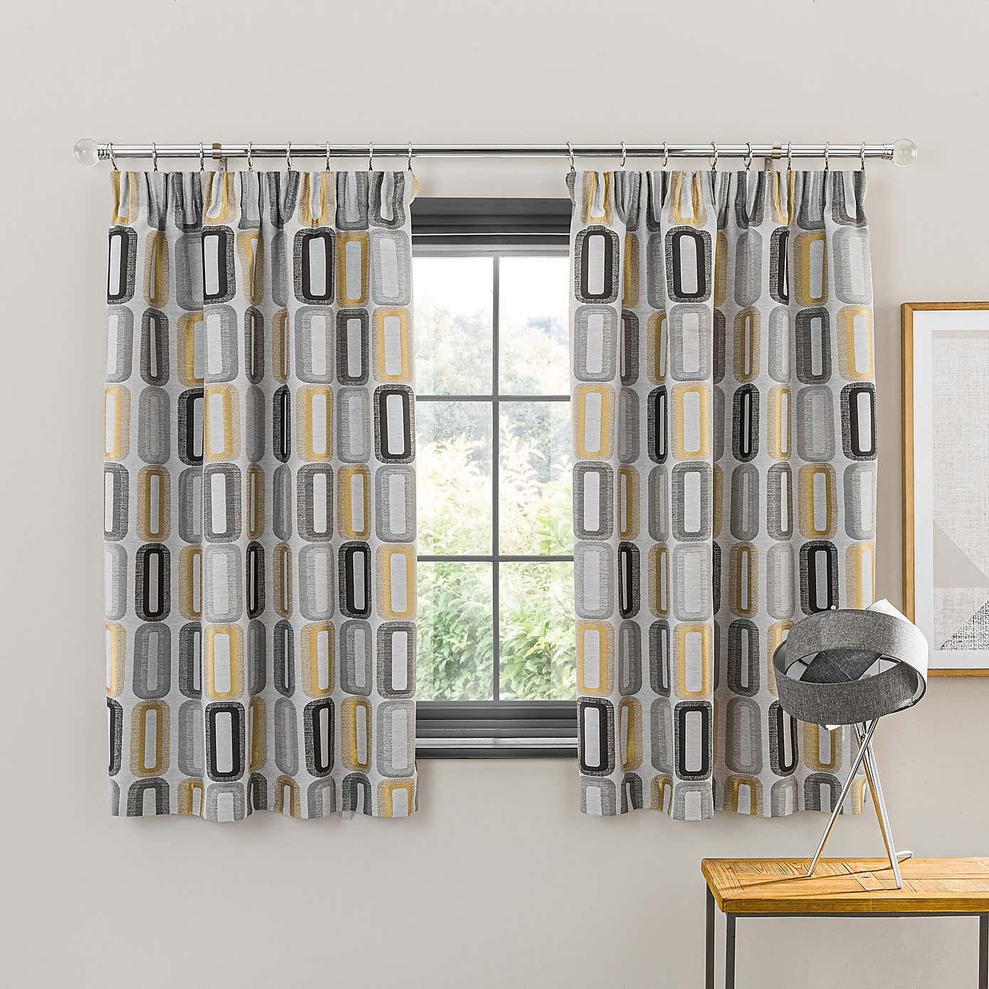 Elements Dahl Pencil Pleat Curtains