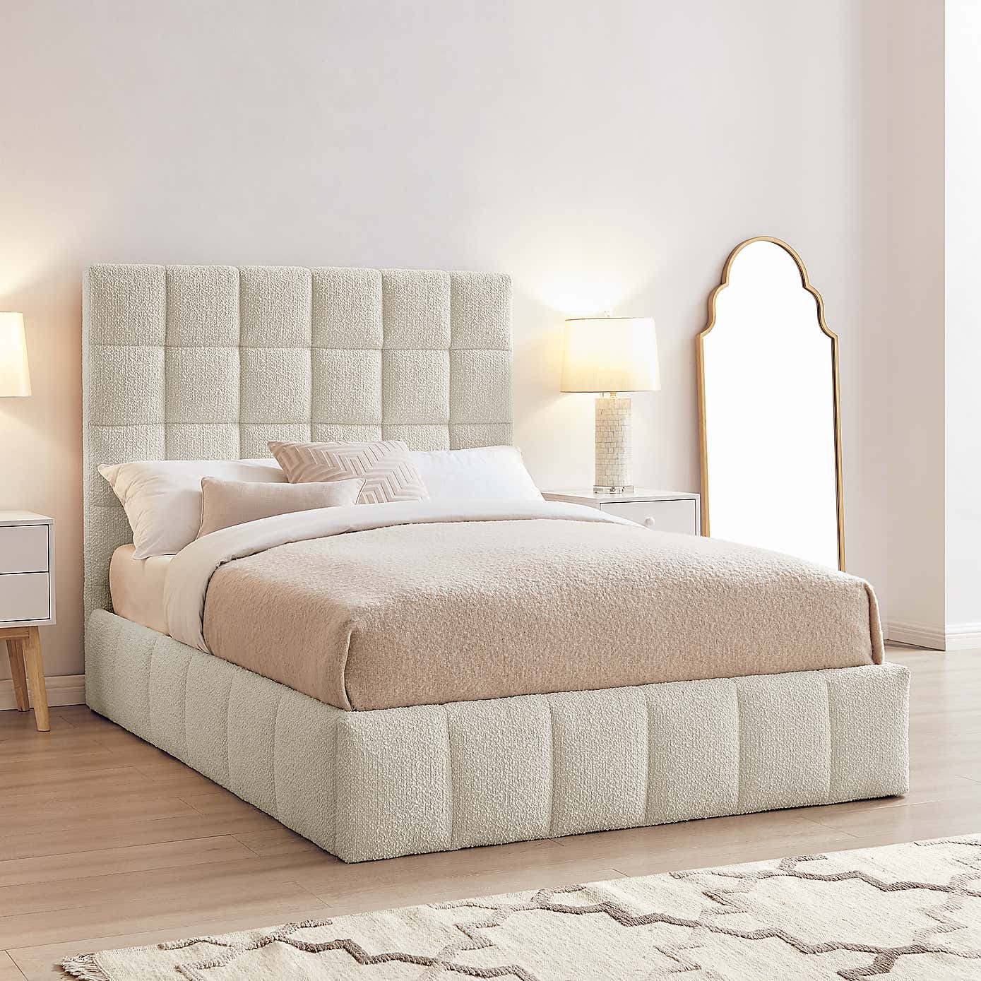 Limelight Starla Ottoman Bed Frame, Boucle