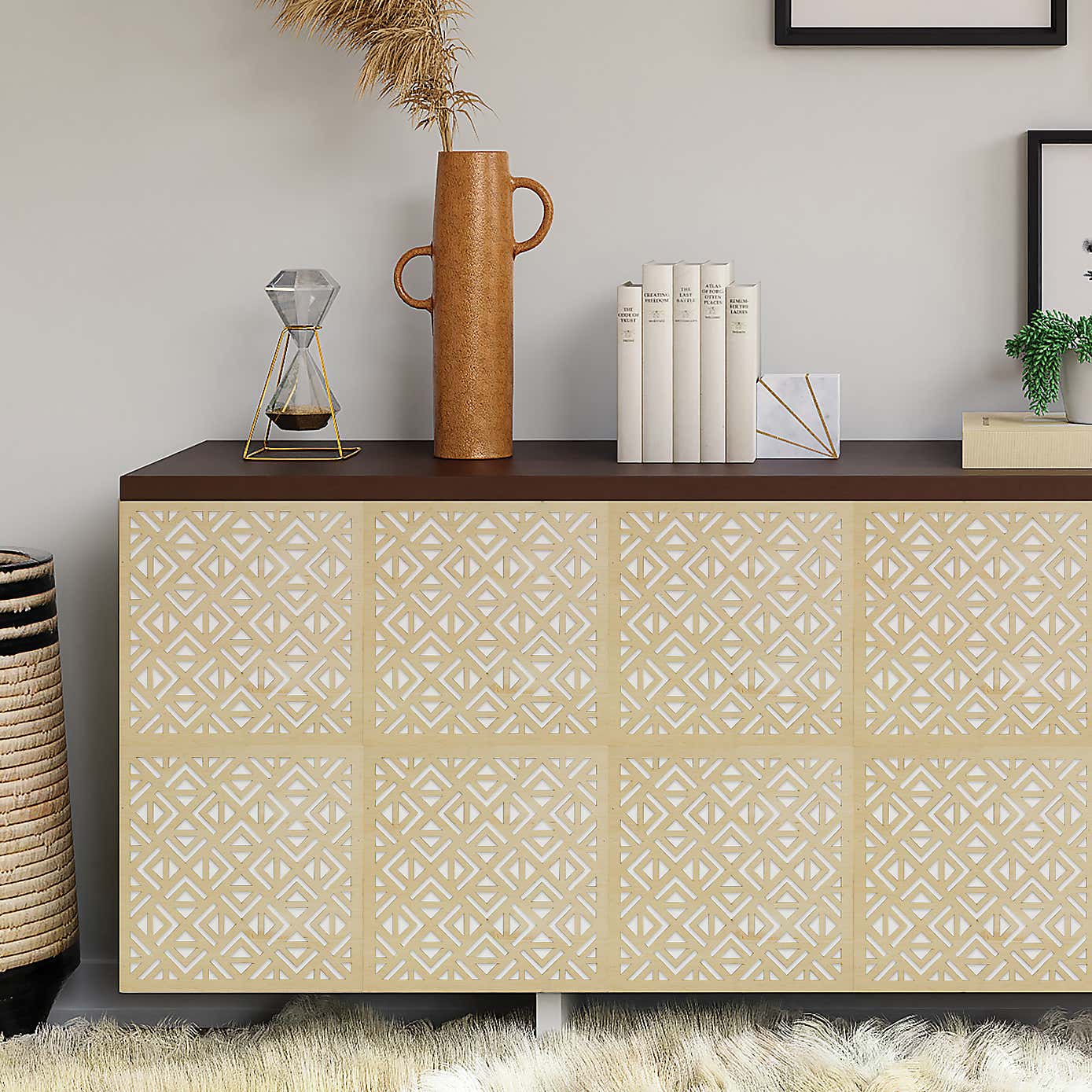 Decorative Geometric Wooden Tiles