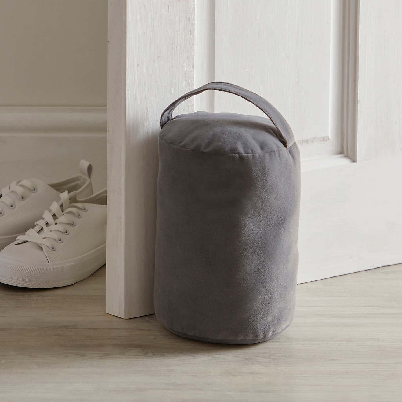 Velvet Cylinder Doorstop