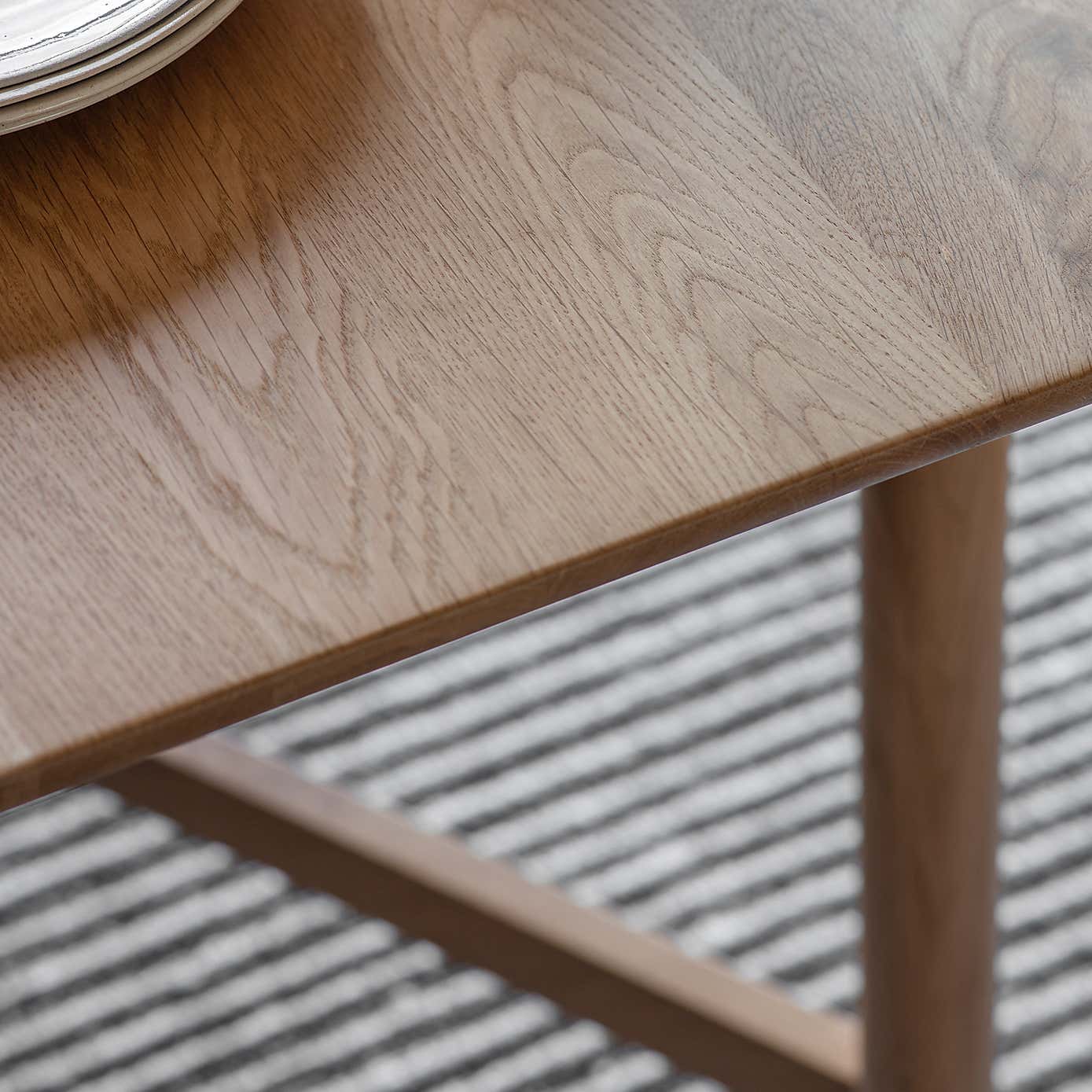 Kalia 6 Seater Dining Table, Oak