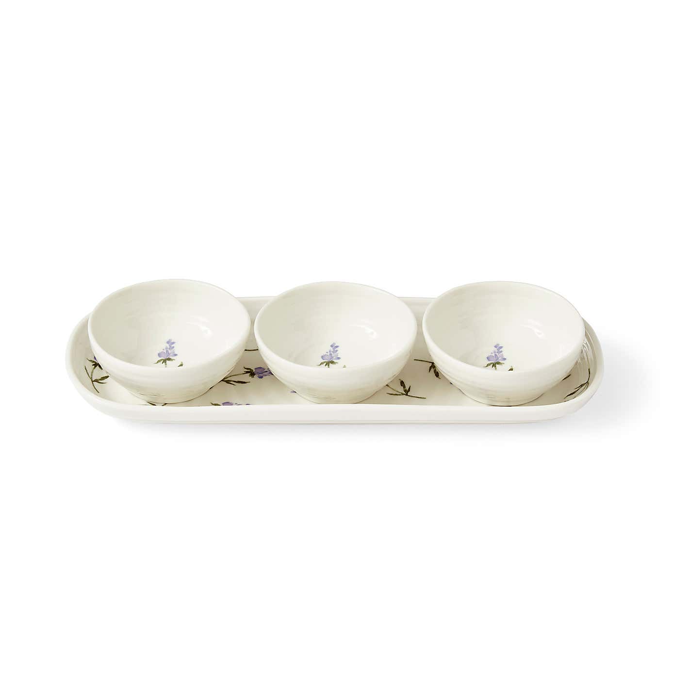 Sophie Conran Lavandula 3 Bowl and Tray Set