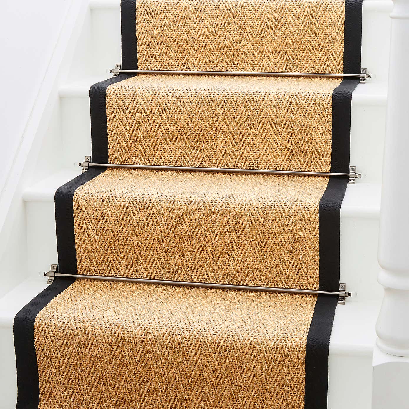 Faceted Resin Ball Finial Stair Rod