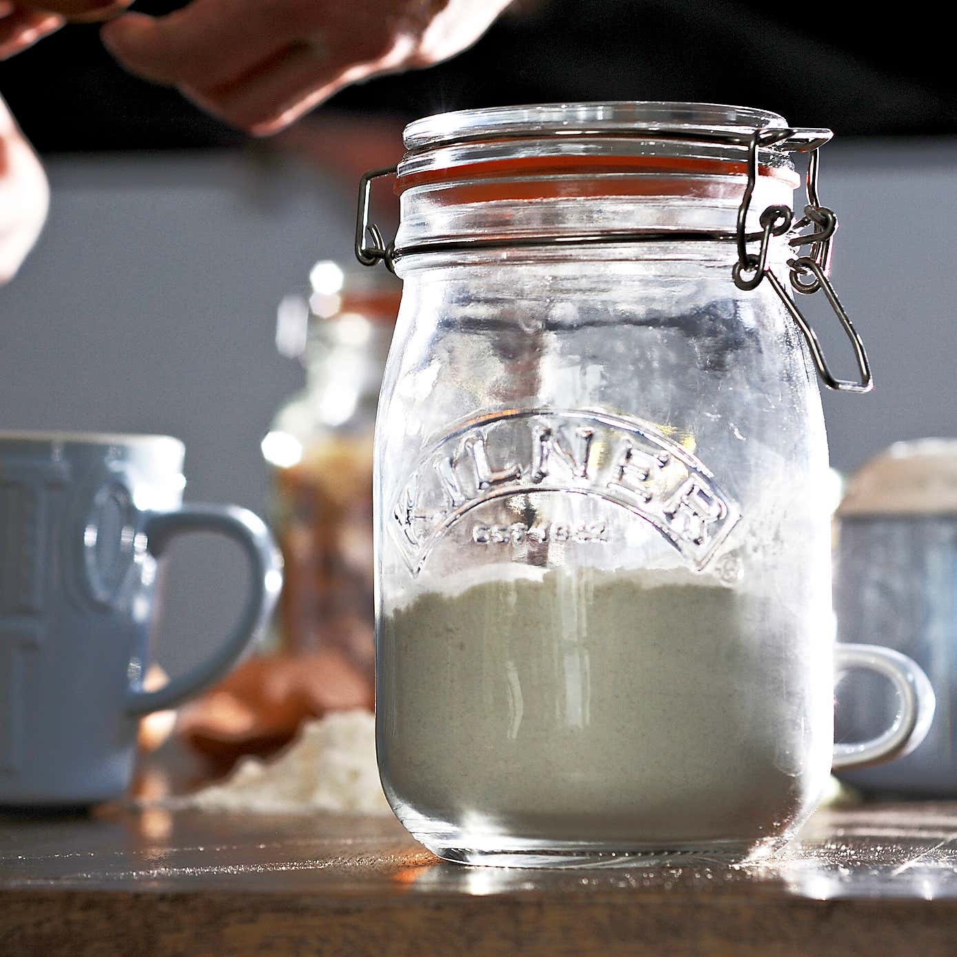 Kilner 1 Litre Round Clip Top Jar