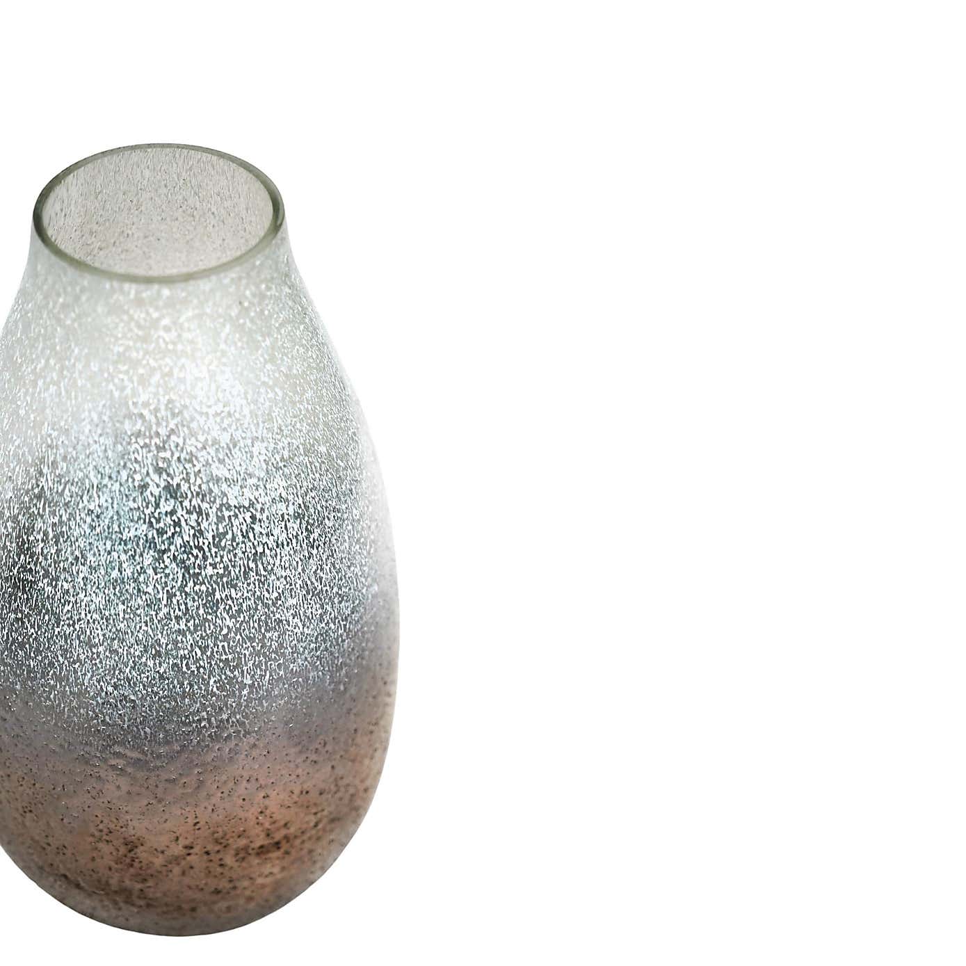 Verre Snowdrop Frosted Glass Vase