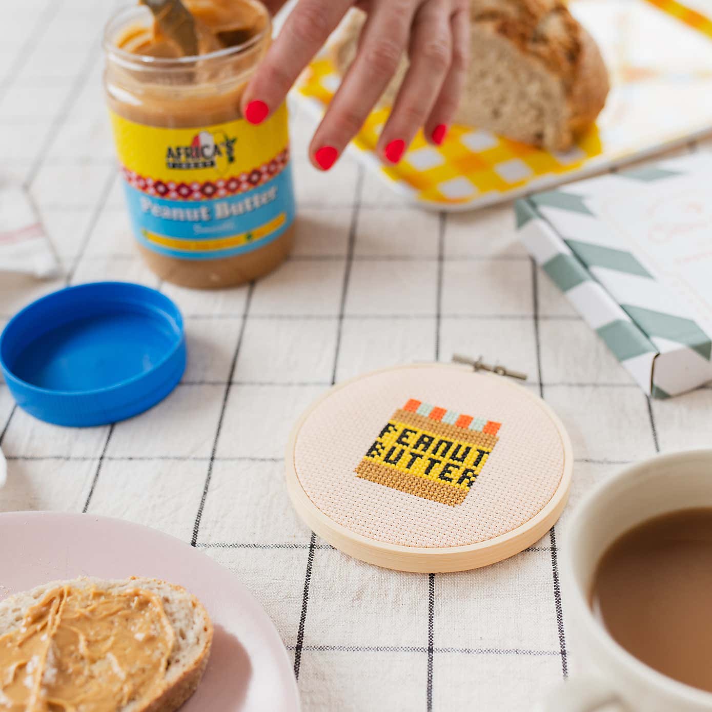 Cotton Clara Peanut Butter Cross Stitch Kit