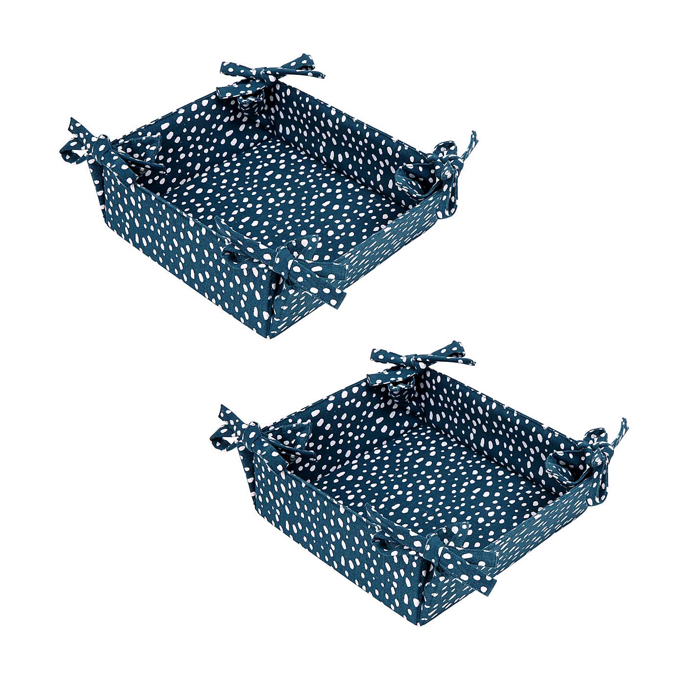 Dexam Sintra Set of 2 Recycled Cotton Bread Baskets