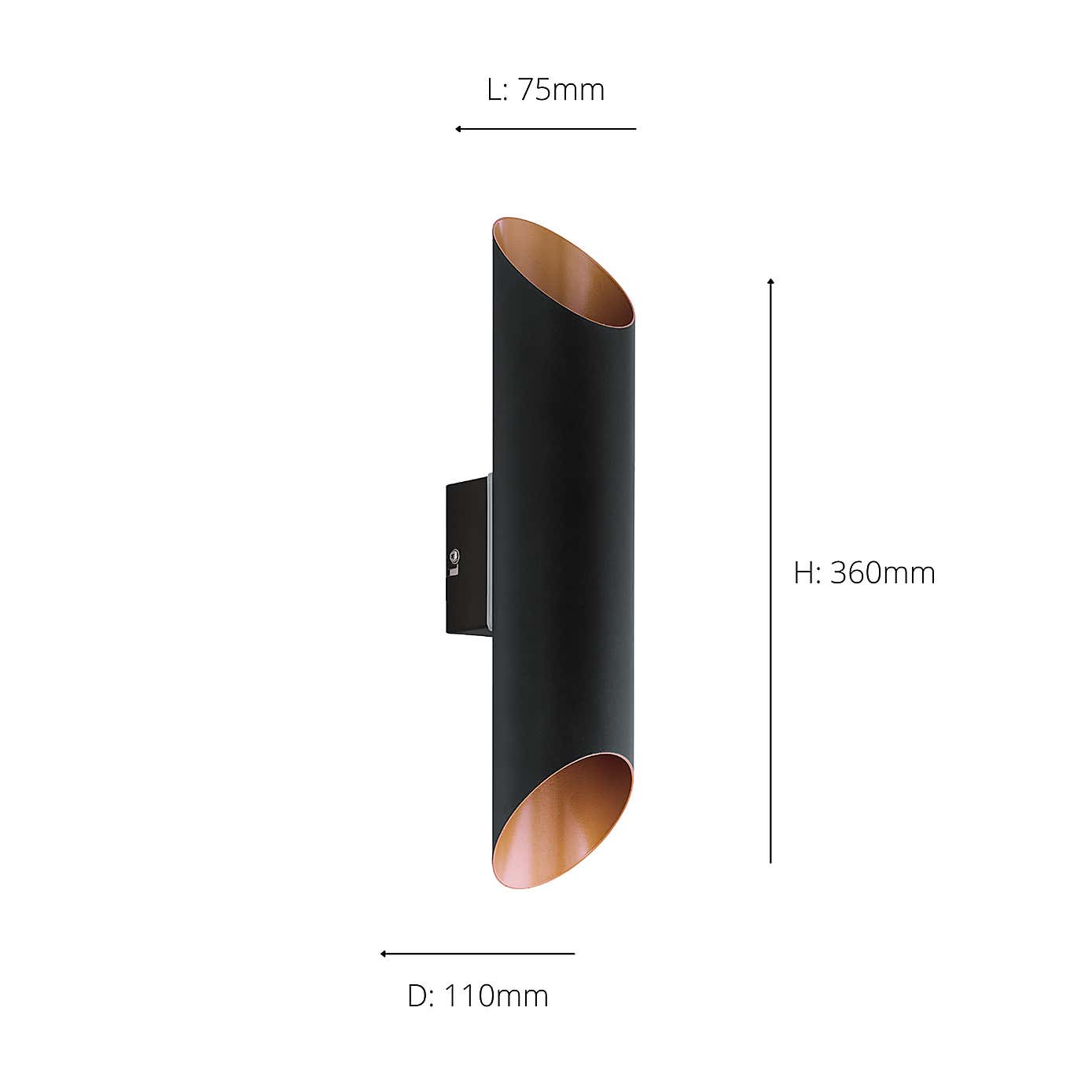 EGLO Agolada 2 Light LED Outdoor Wall Light