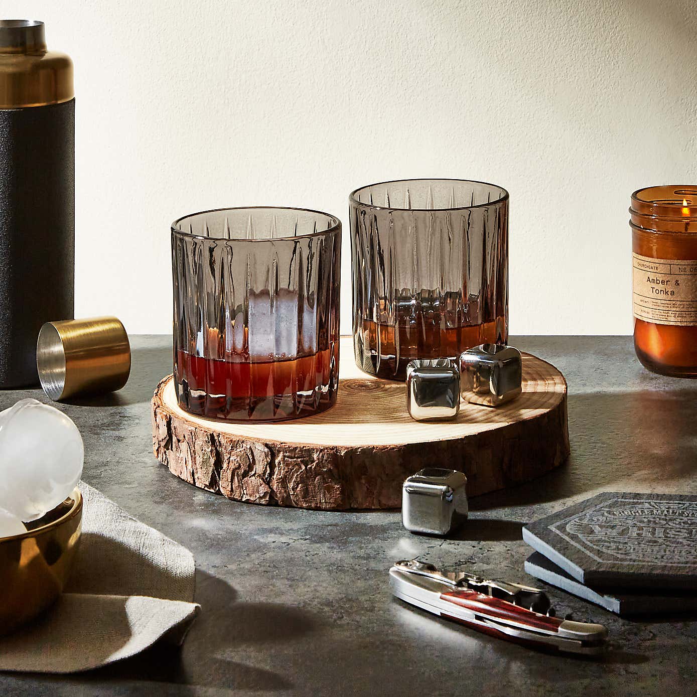 Gold and Black Cocktail Shaker