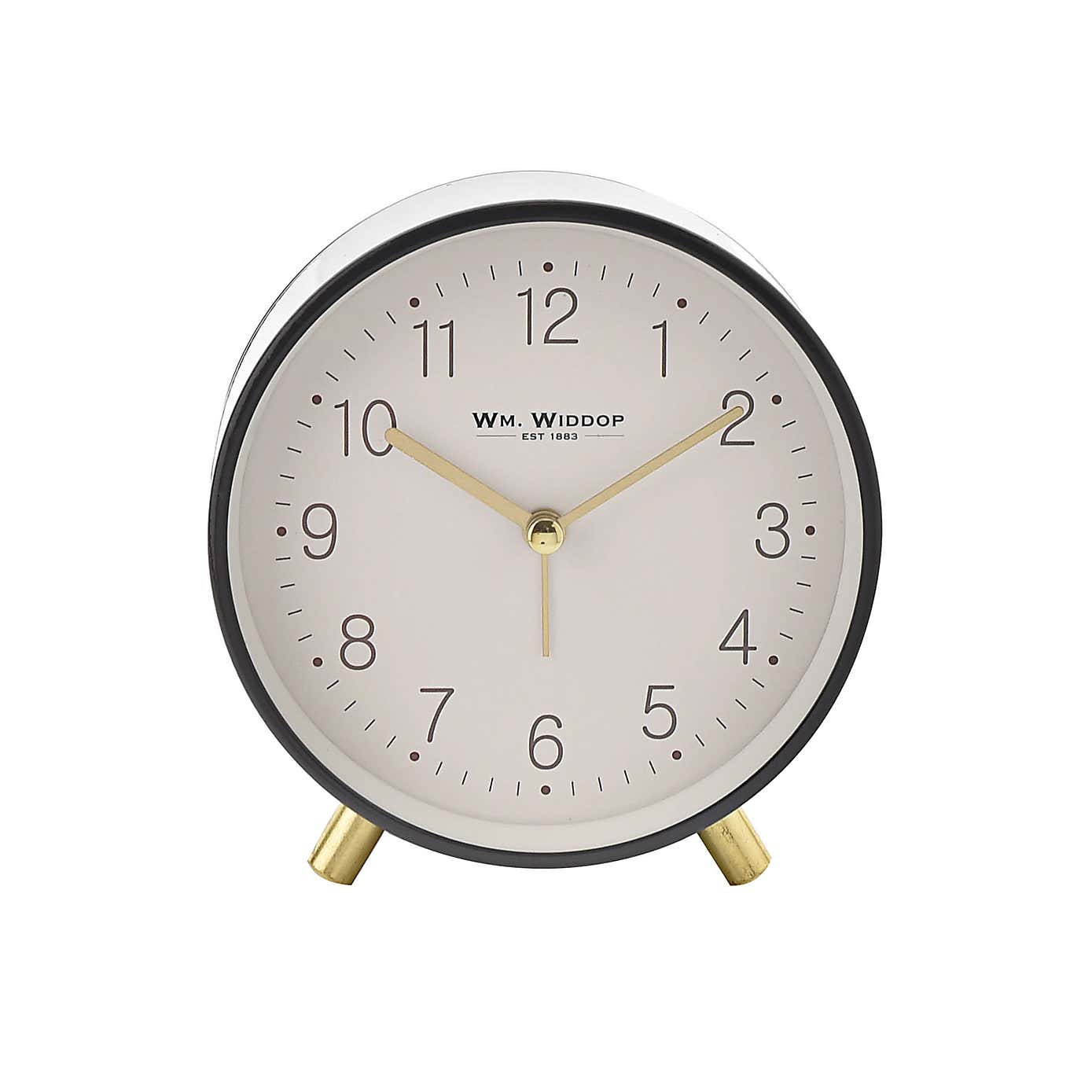 Hometime Light & Snooze Alarm Clock with Metal Feet