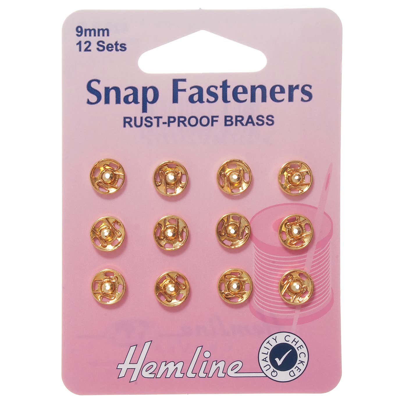 Hemline Nickel Snap Fasteners