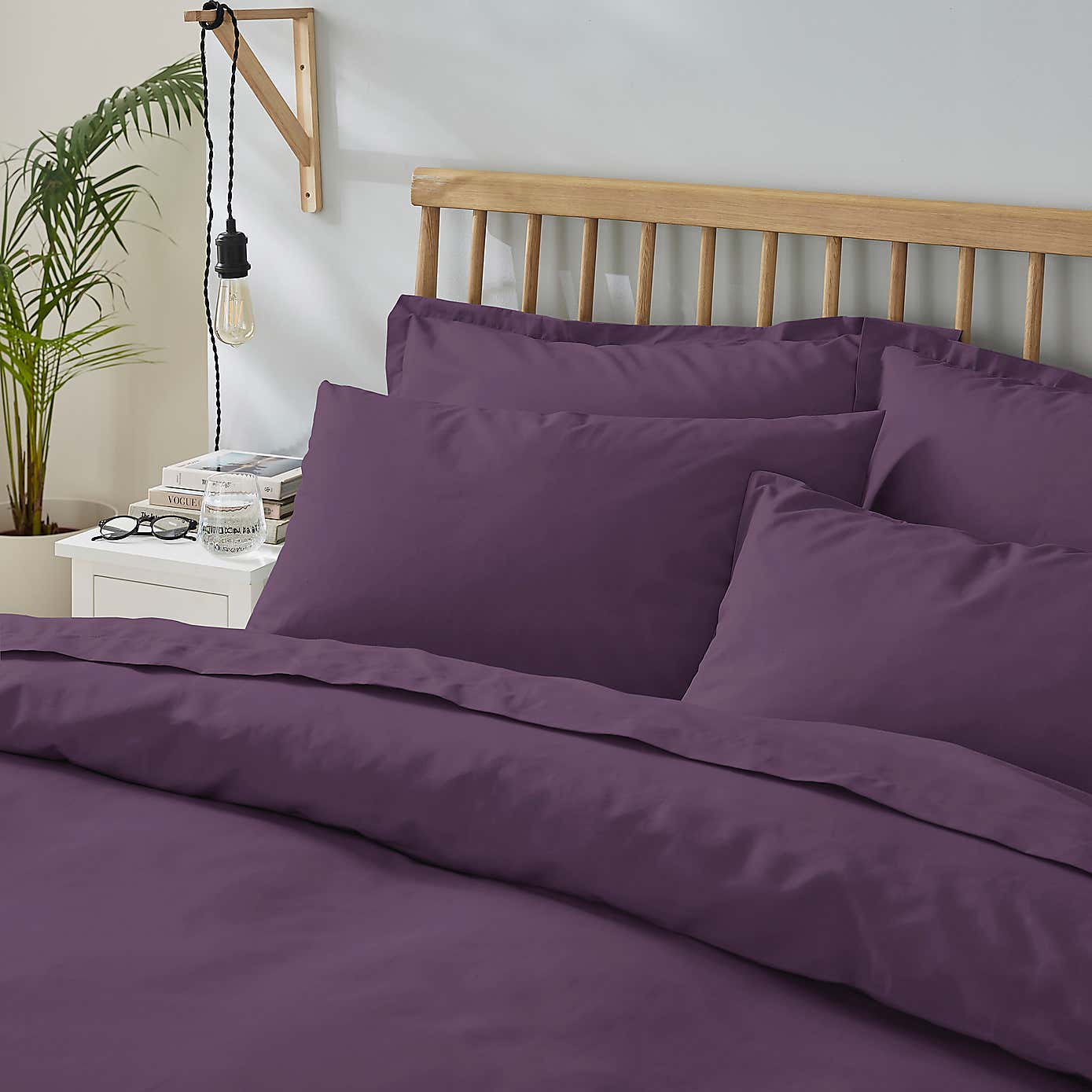 Pure Cotton Plain Dye Duvet Cover