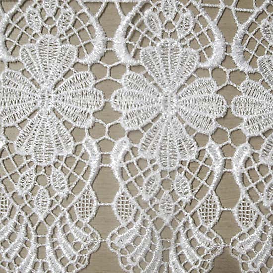 Macrame Cafe Net Tab Top Curtain Fabric