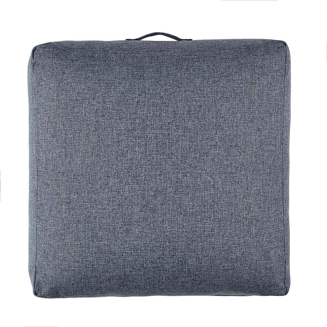 Linen Look Slub Floor Cushion