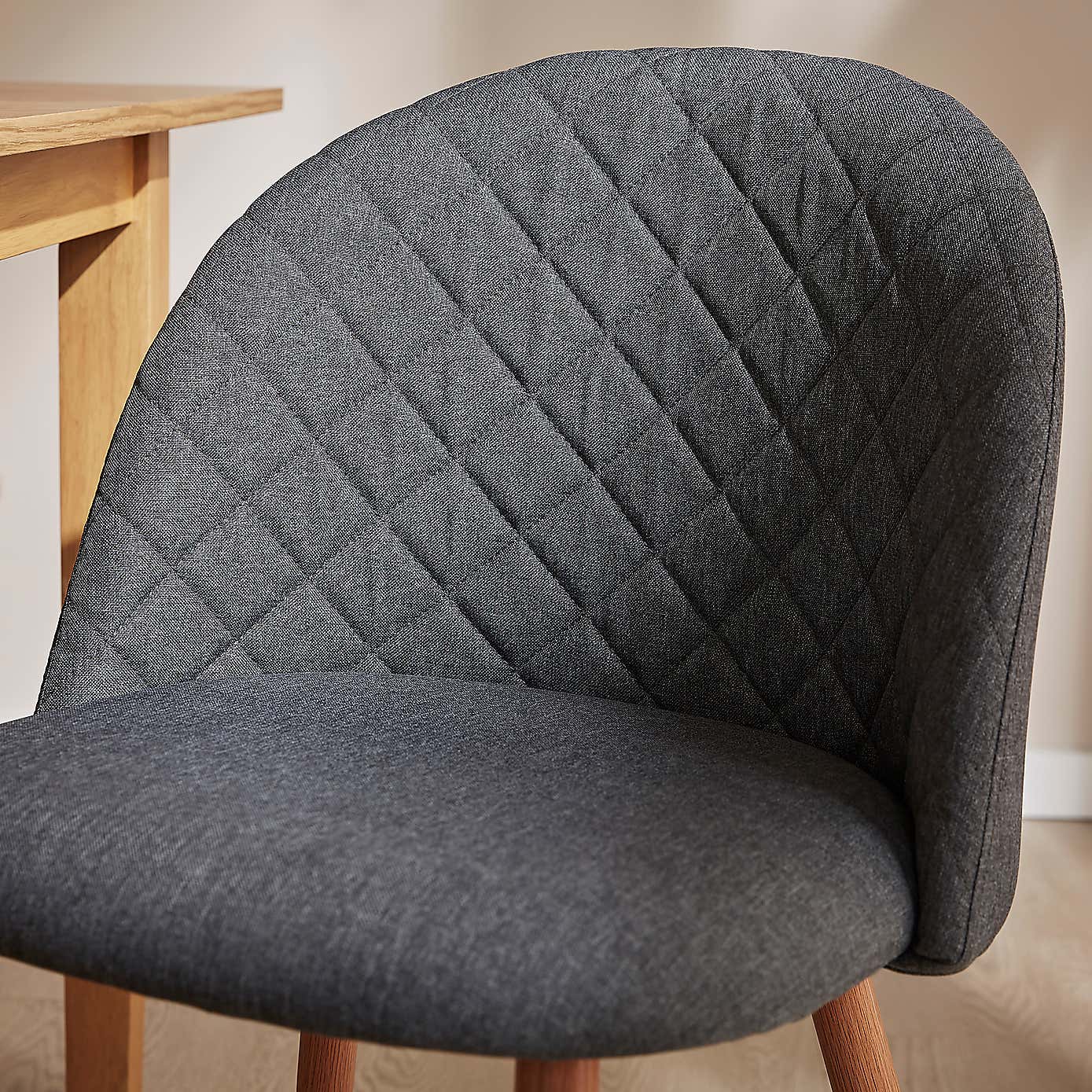 Astrid Dining Chair, Flatweave Fabric