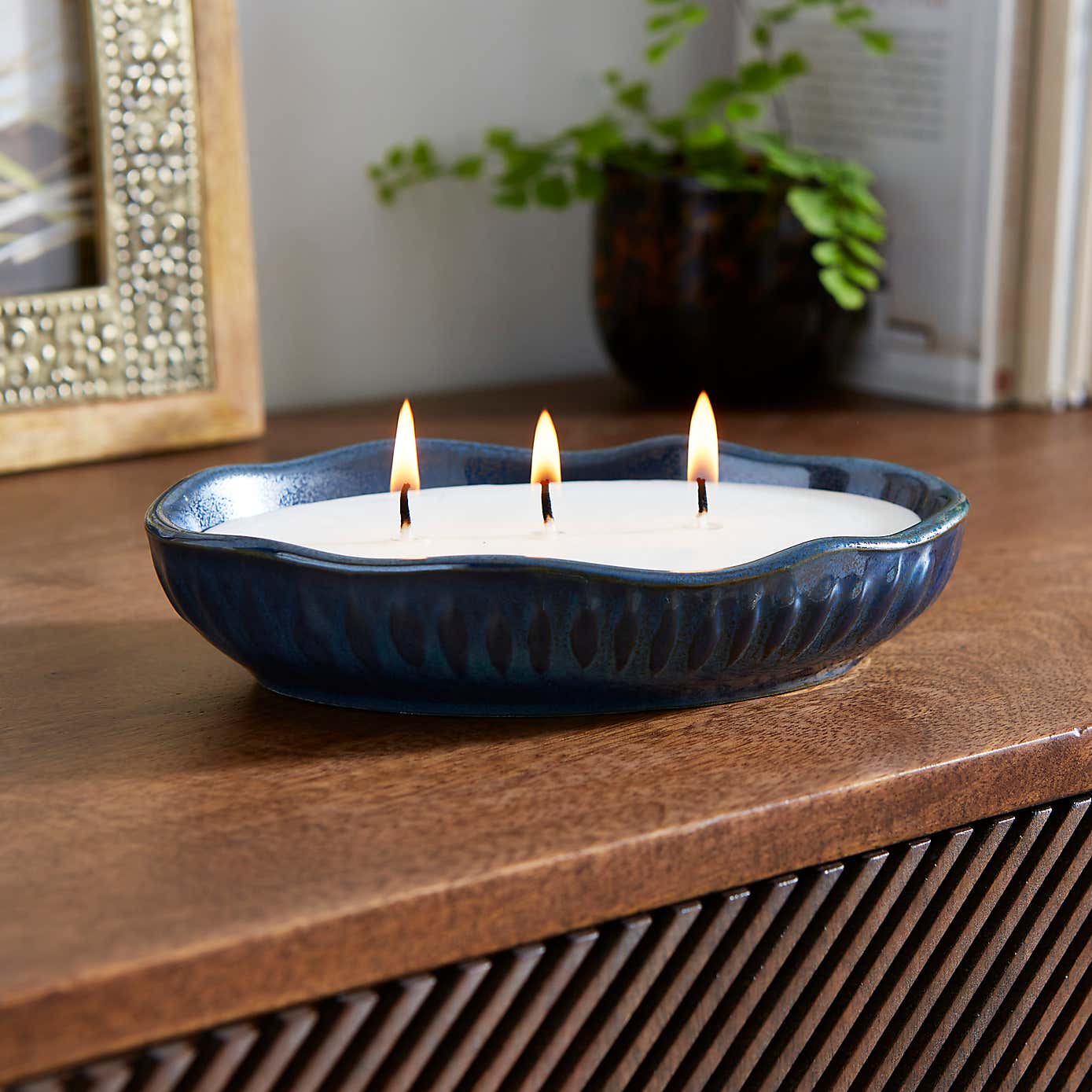 Global Zen Black Pepper & Sage Oval Multi Wick Candle