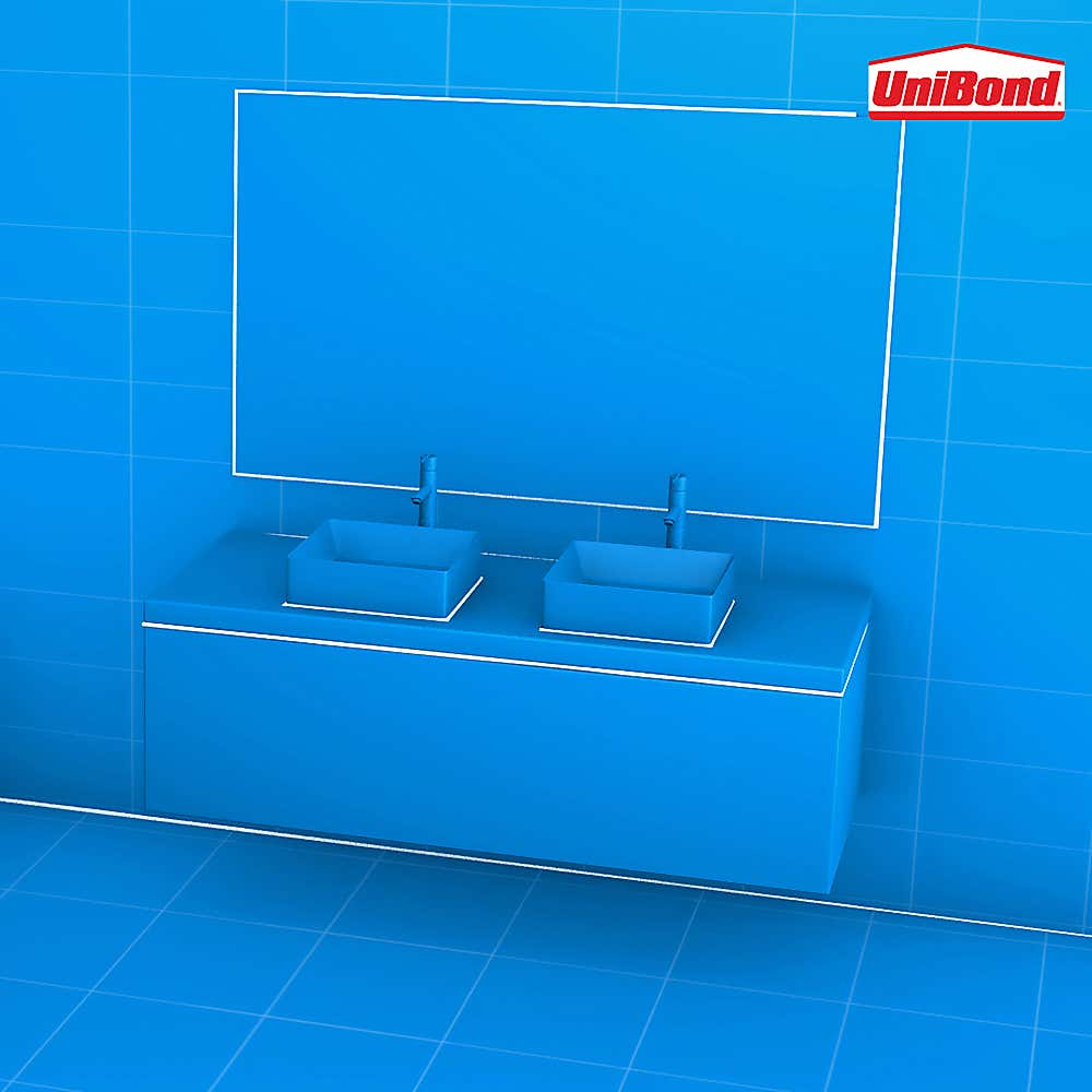 UniBond Bath and Kitchen Sealant Transparent 208g