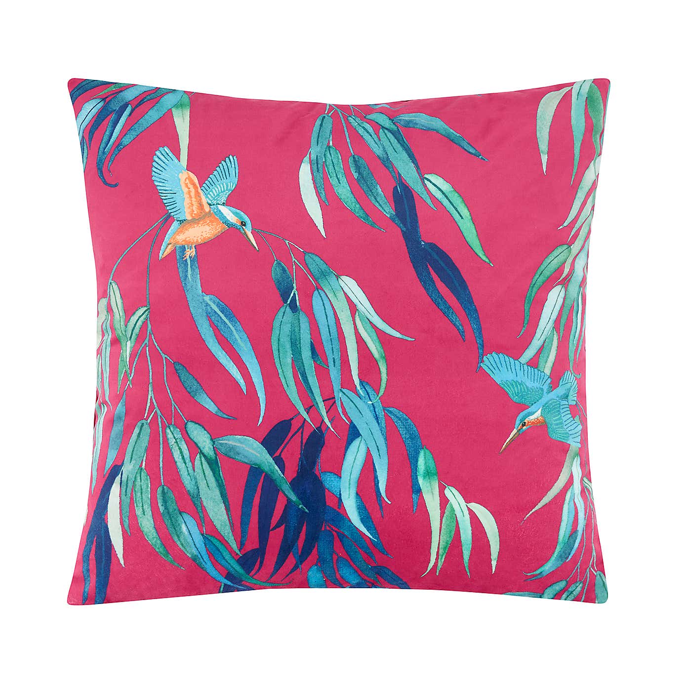 Kingfisher Peacock Cushion