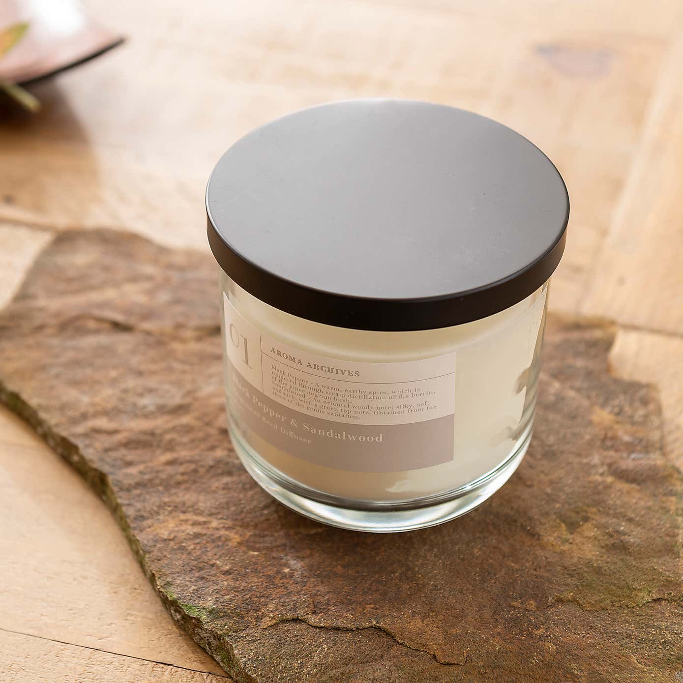 Black Pepper and Sandalwood Candle