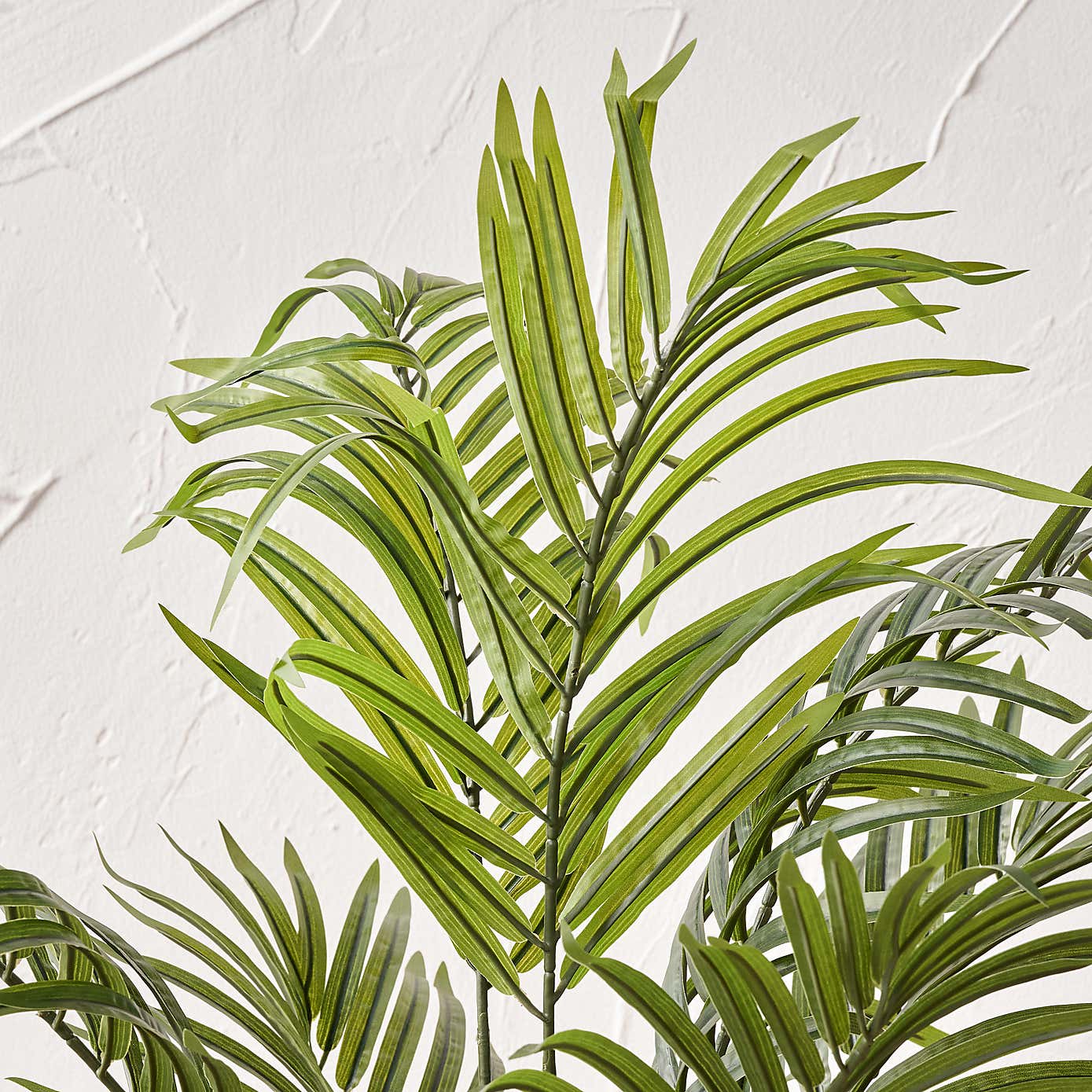 Artificial Areca Palm Plant in Grey Plant Pot