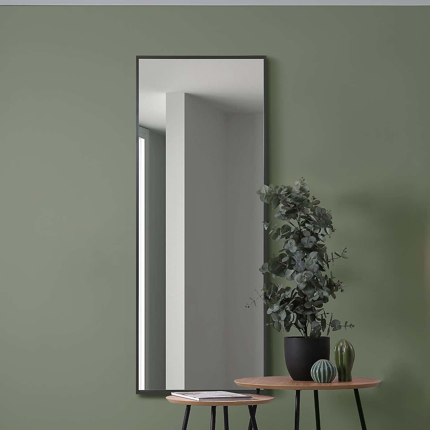 Artus Aluminium Rectangle Full Length Wall Mirror